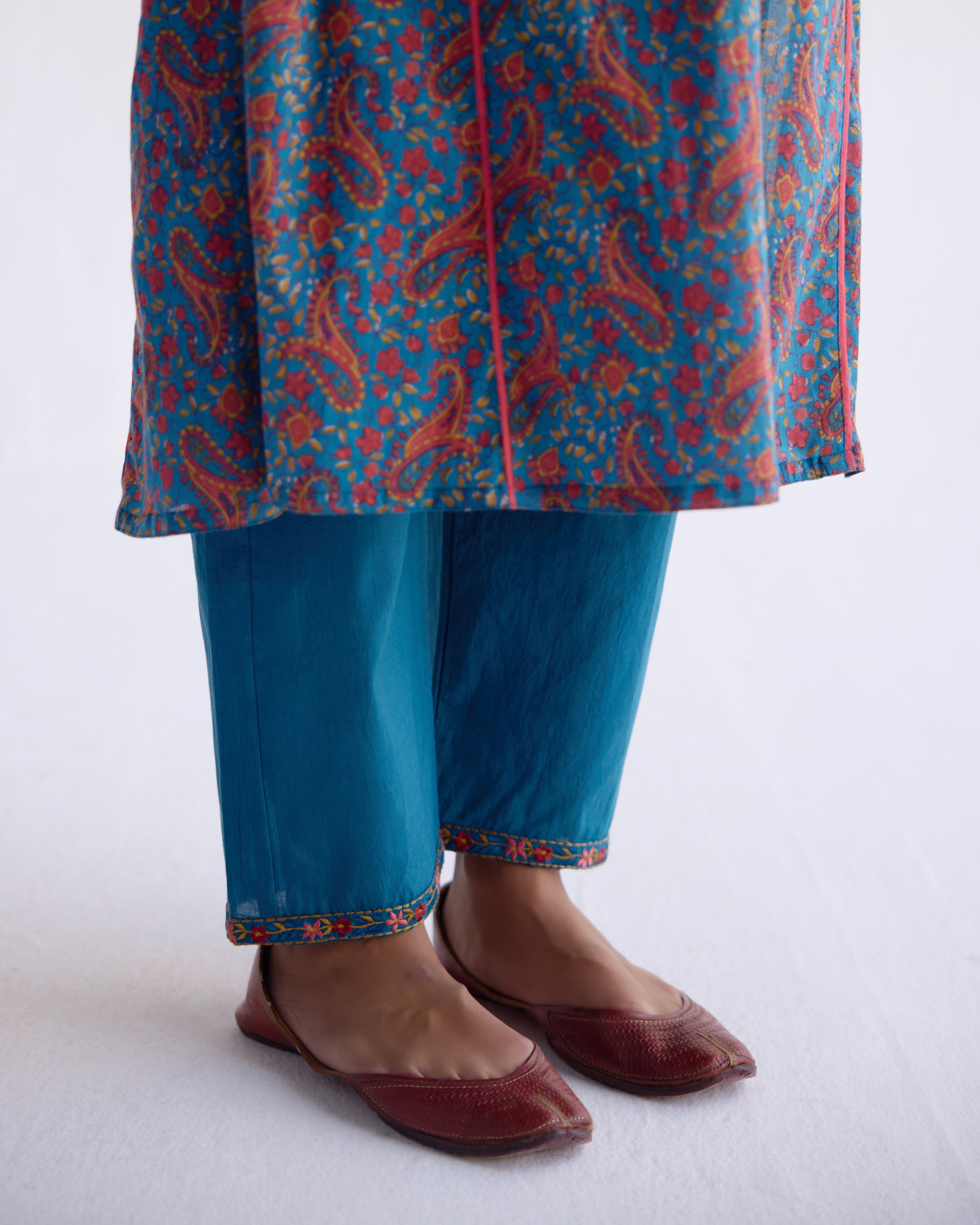 Dienne Pant Teal Blue (9097243787563)