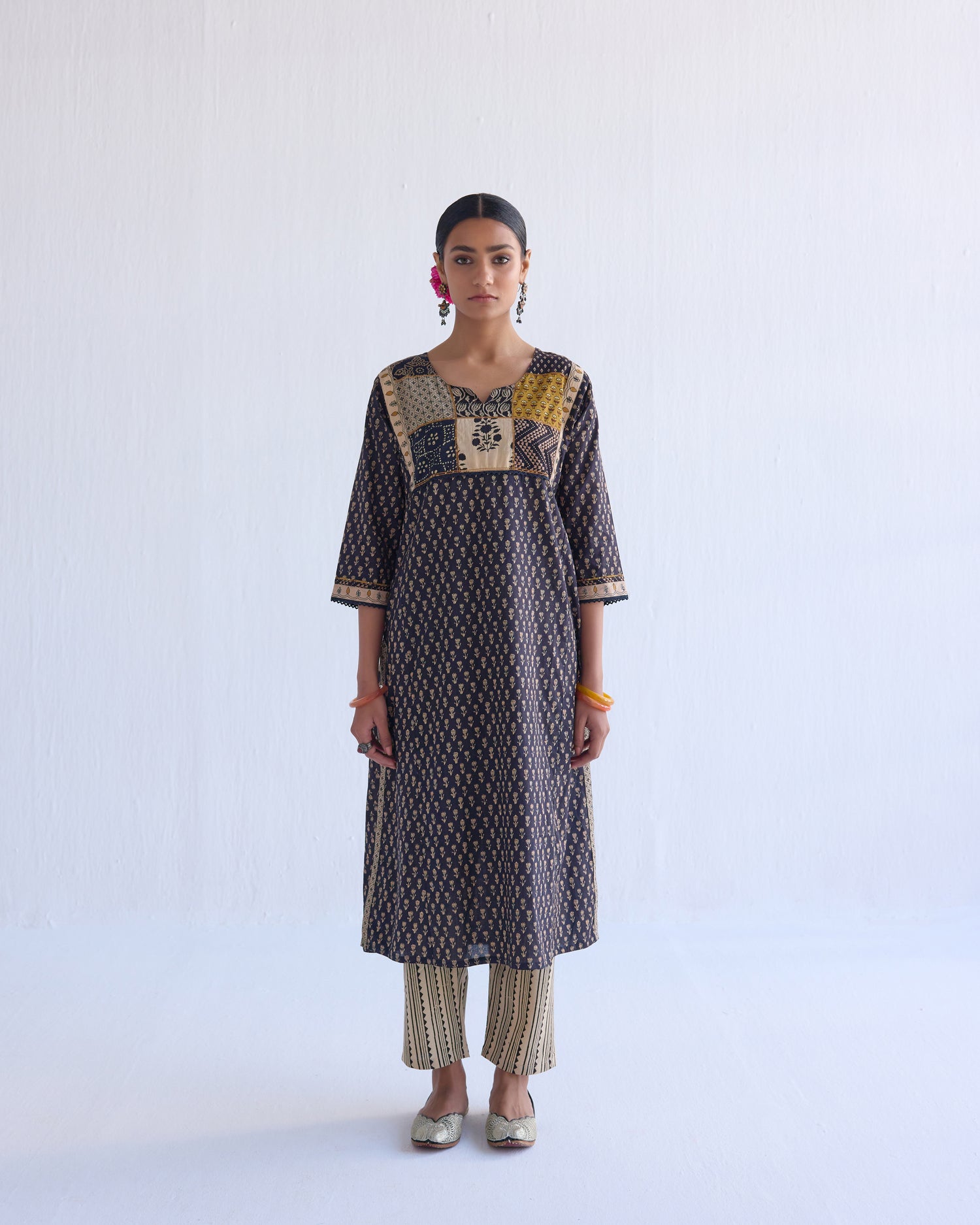 Dienne Kurta Black (9097429647659)