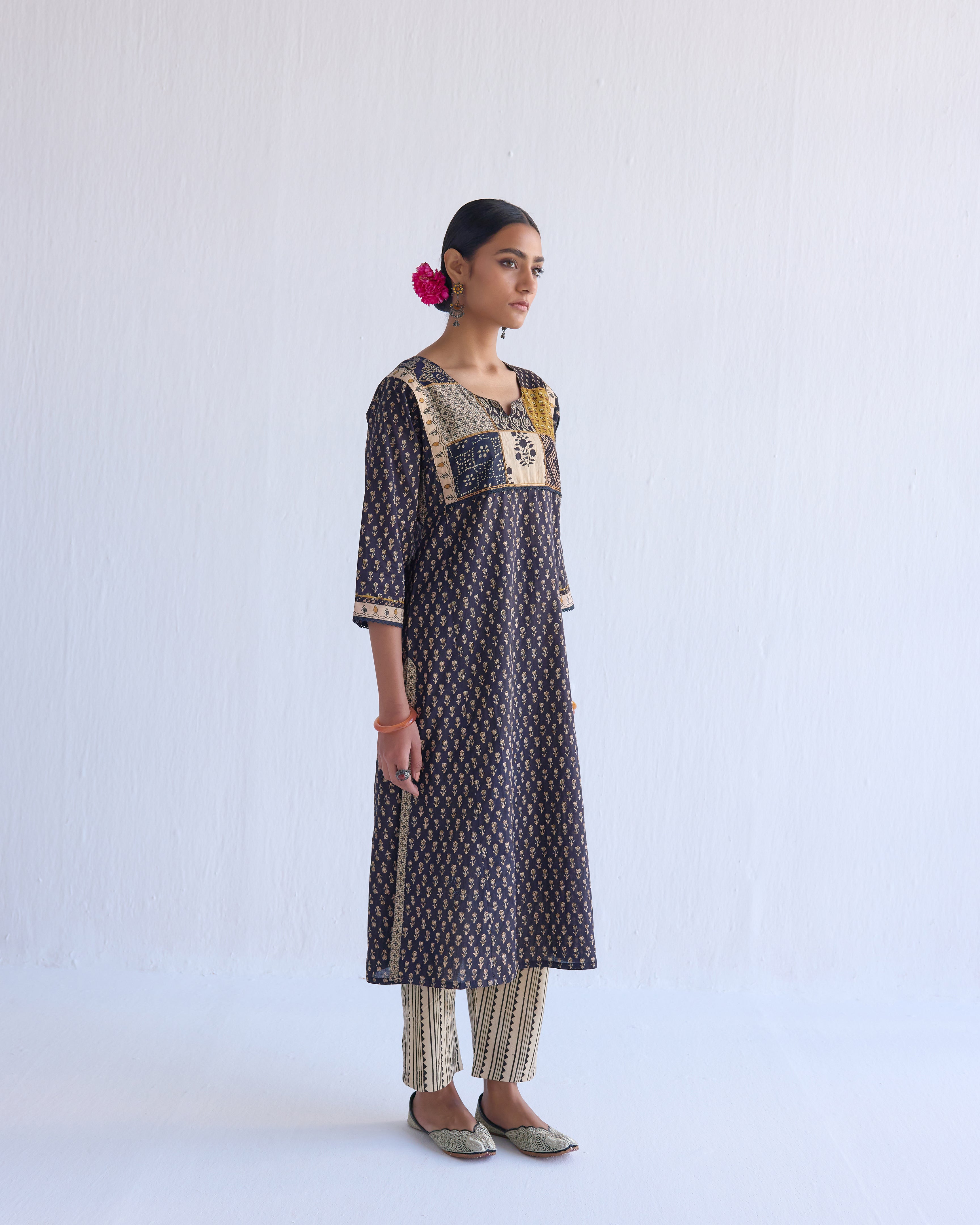 Dienne Kurta Black (9097429647659)