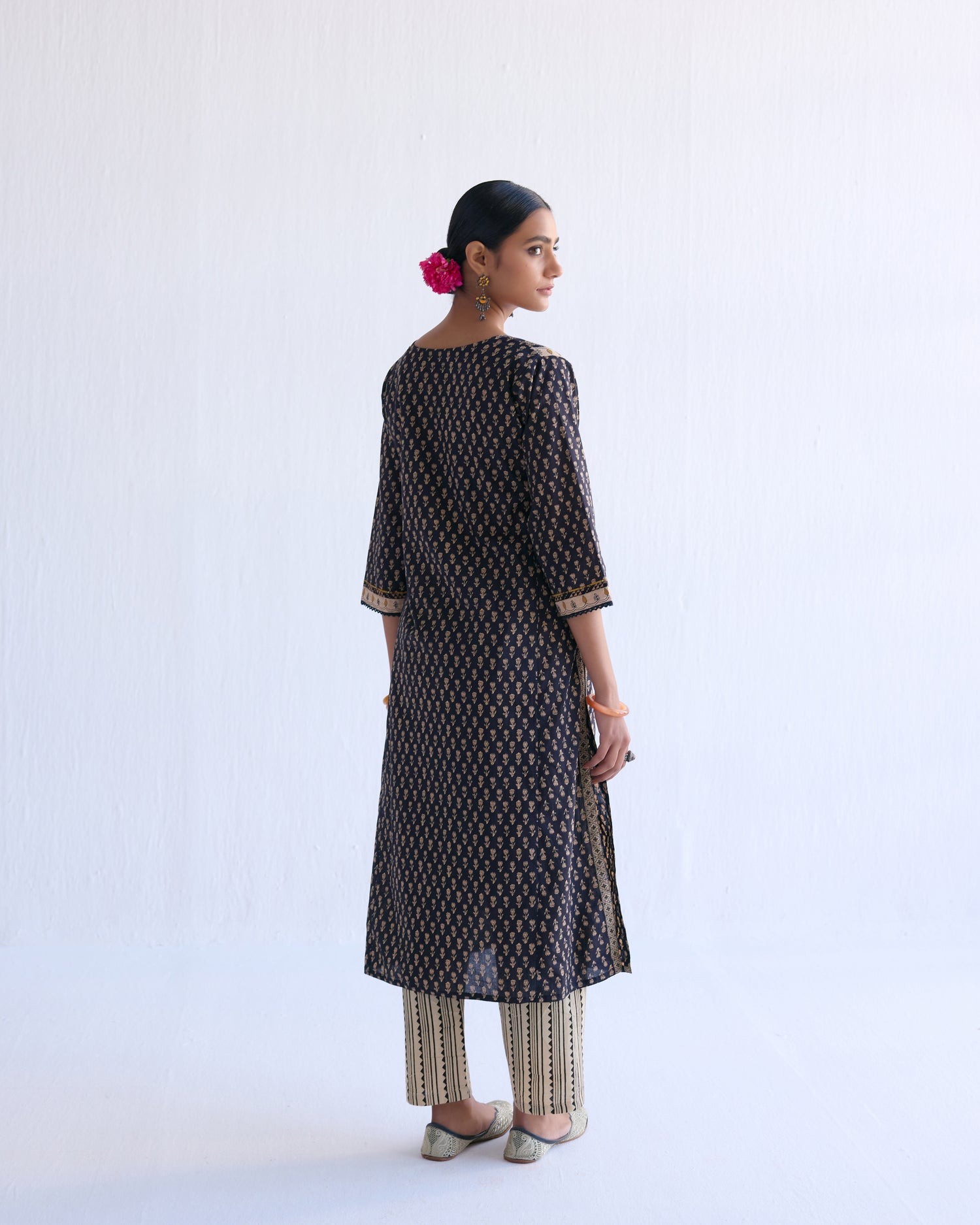 Dienne Kurta Black (9097429647659)