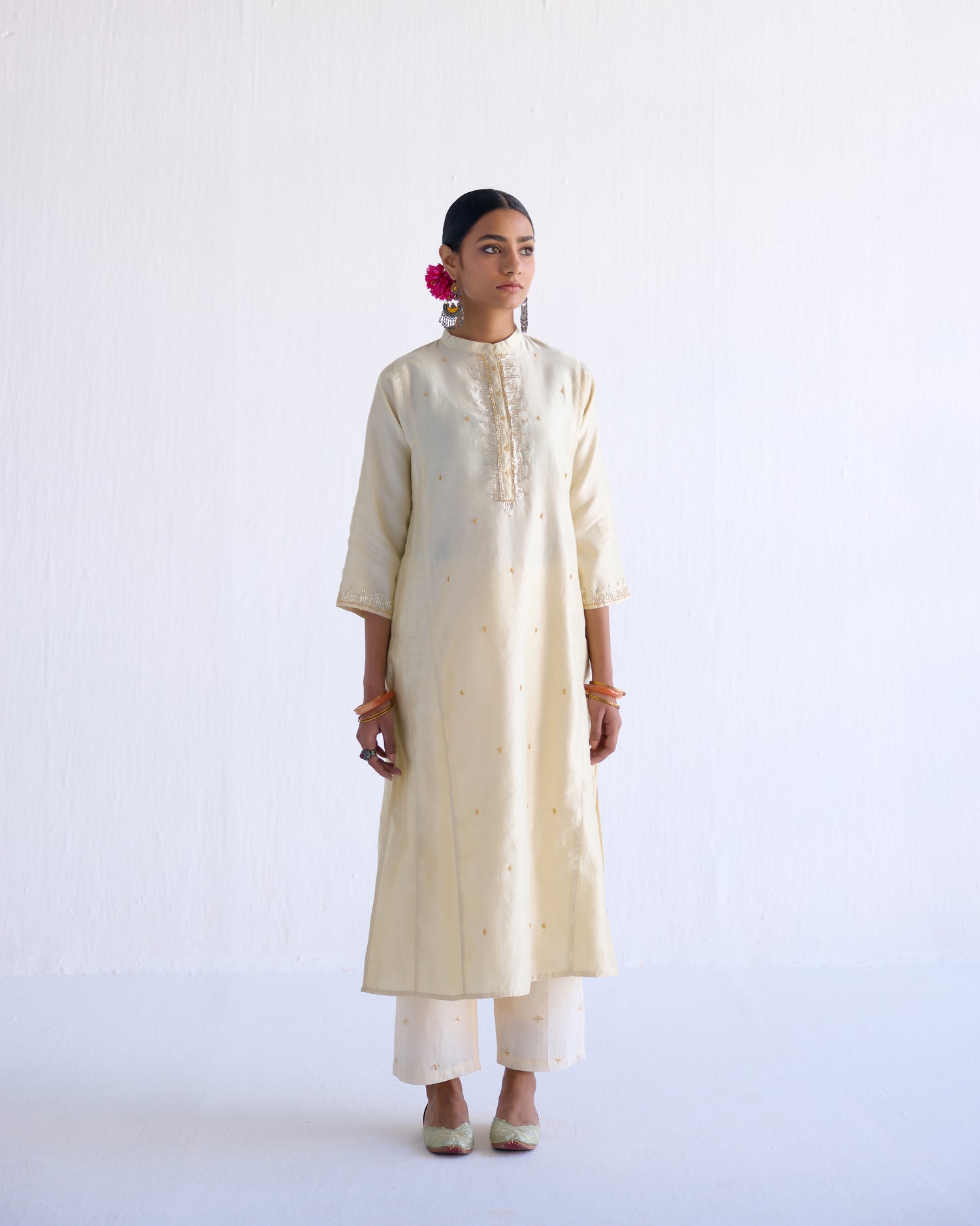 Medha Kurta Cream (9105793745195)