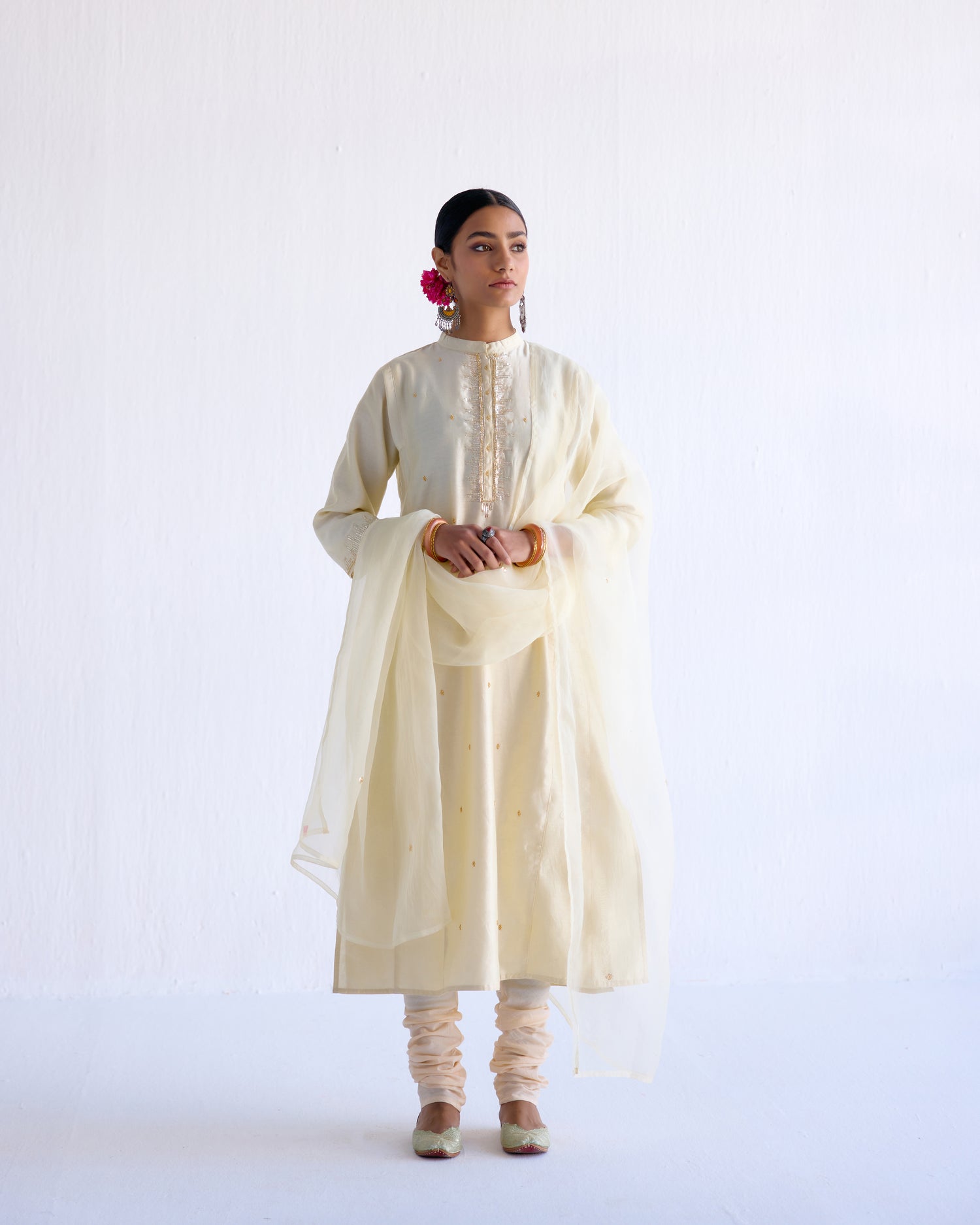 Medha Kurta Cream (9105793745195)