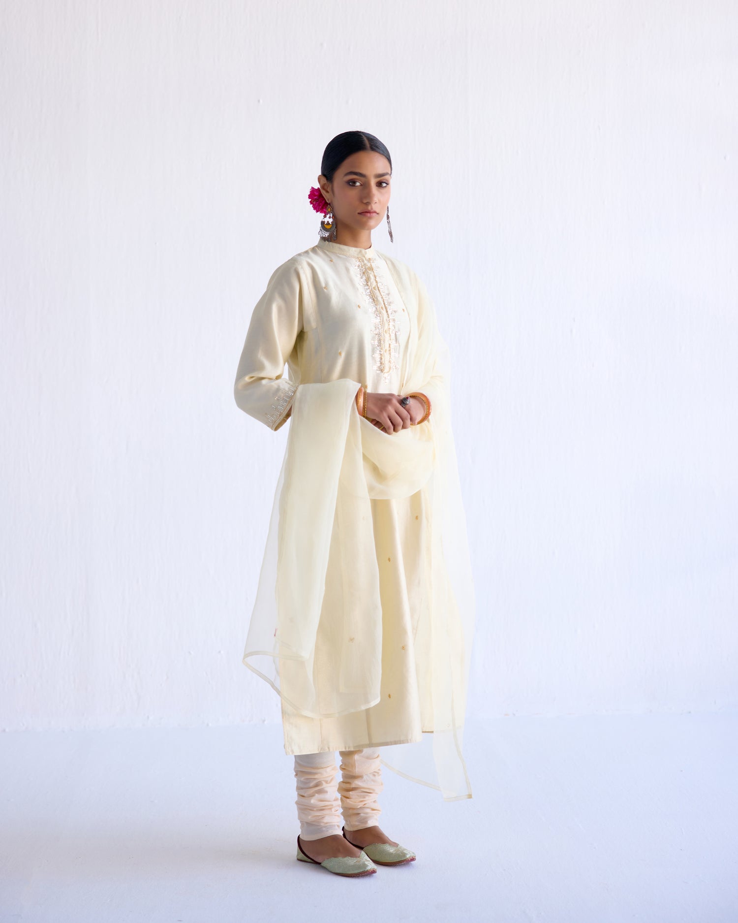 Medha Kurta Cream (9105793745195)