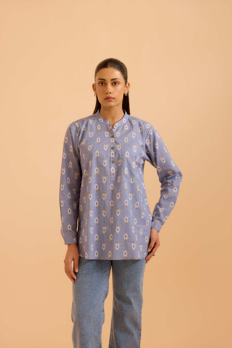 Zoha Top Ice Blue