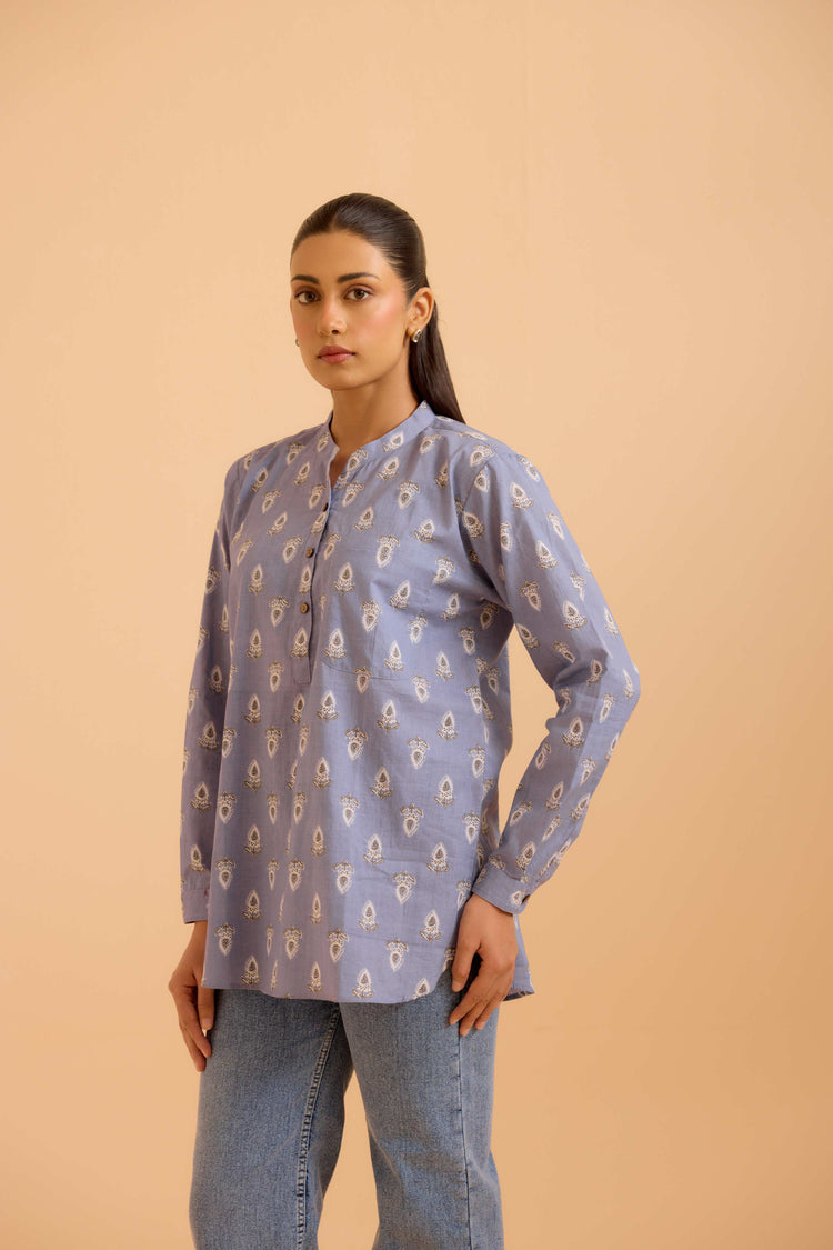 Zoha Top Ice Blue
