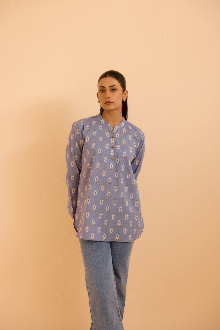 Zoha Top Ice Blue