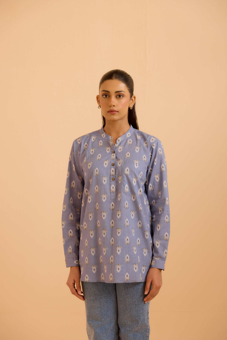 Zoha Top Ice Blue