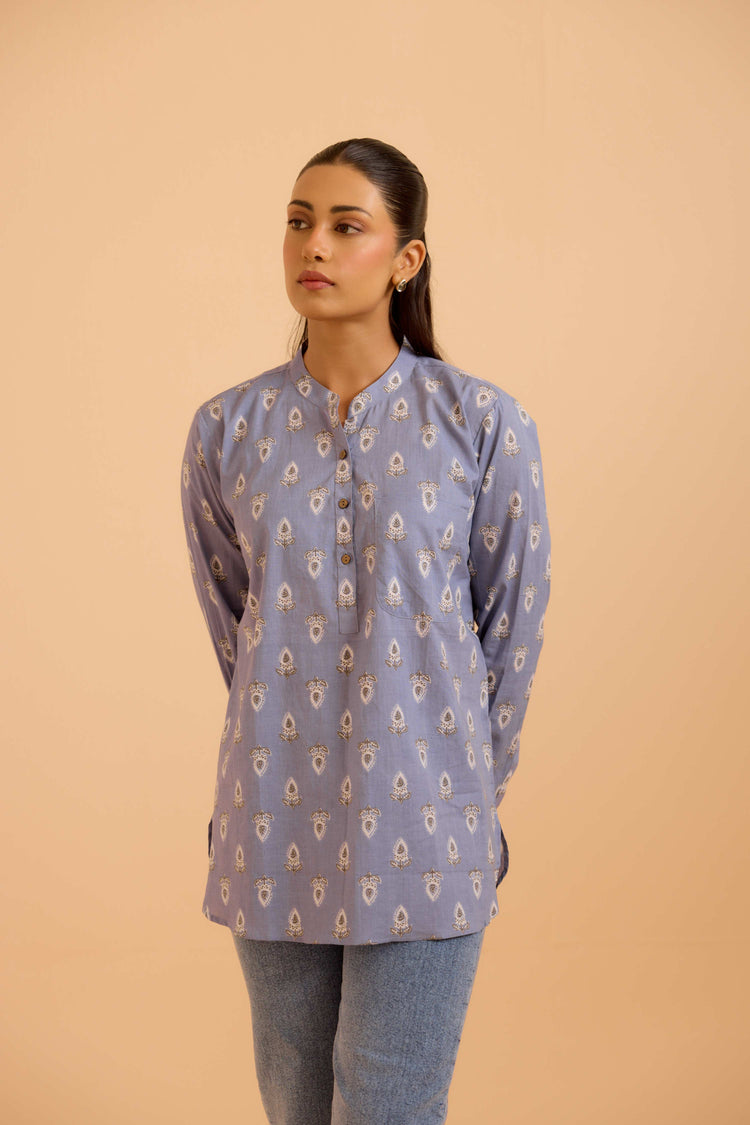 Zoha Top Ice Blue