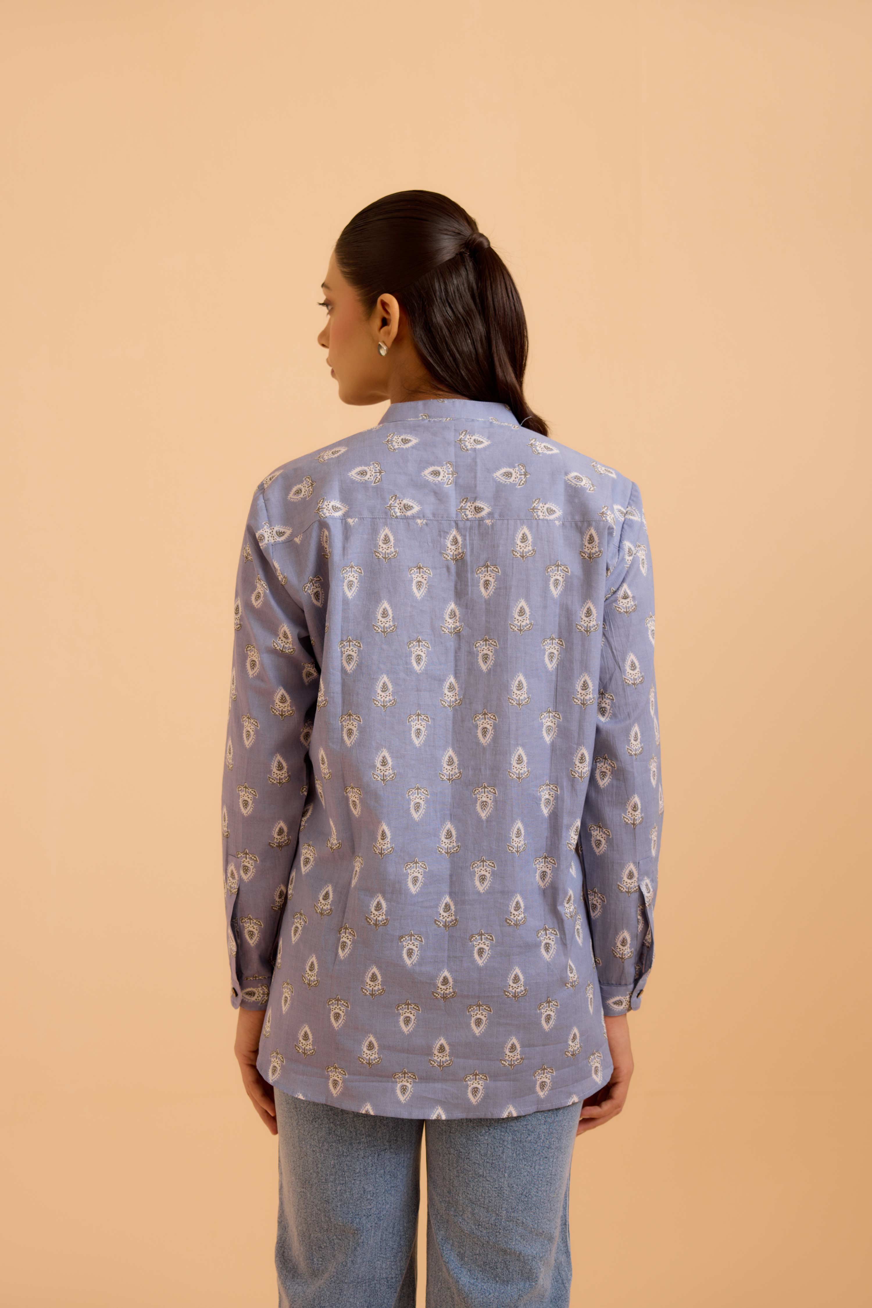 Zoha Top Ice Blue