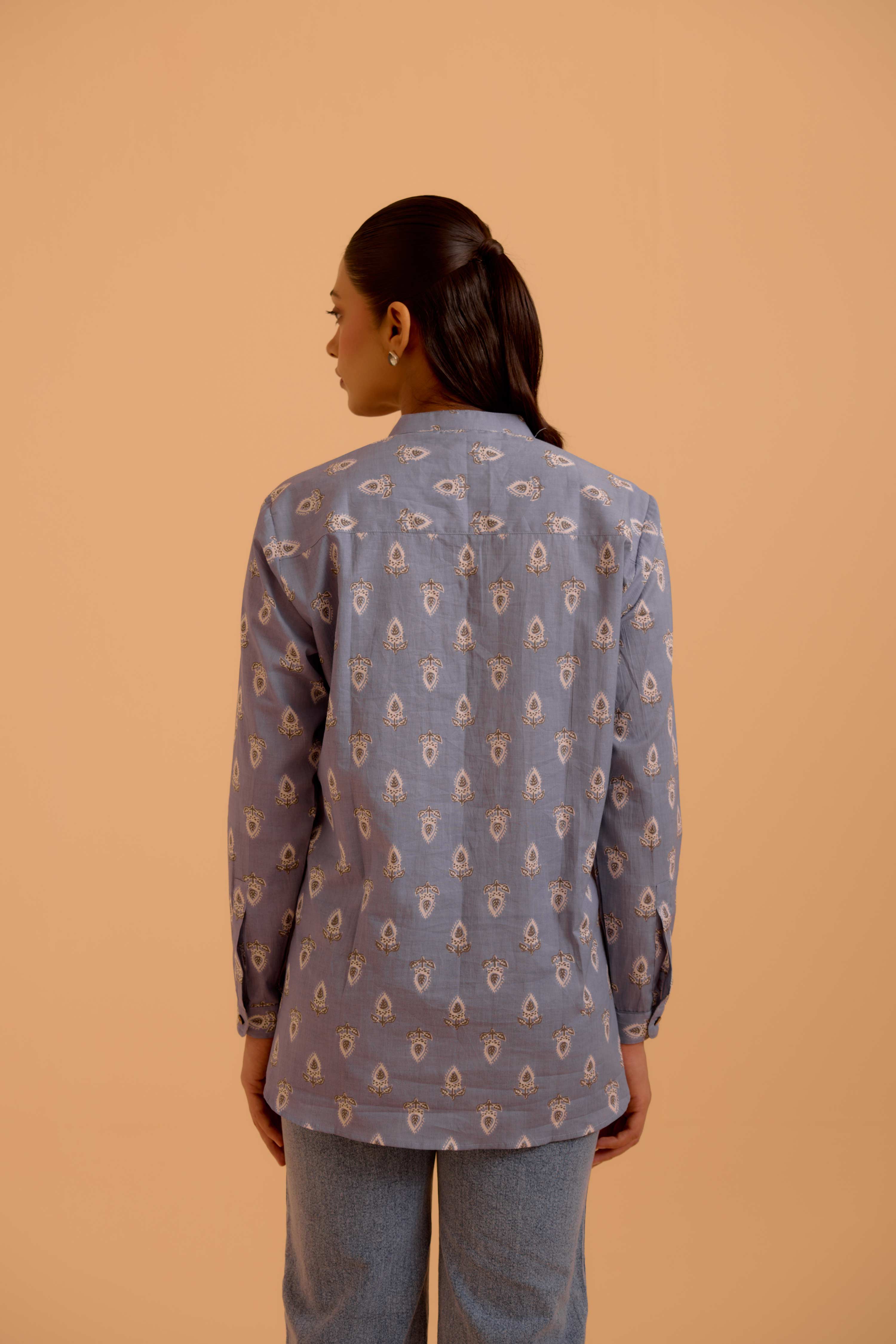 Zoha Top Ice Blue