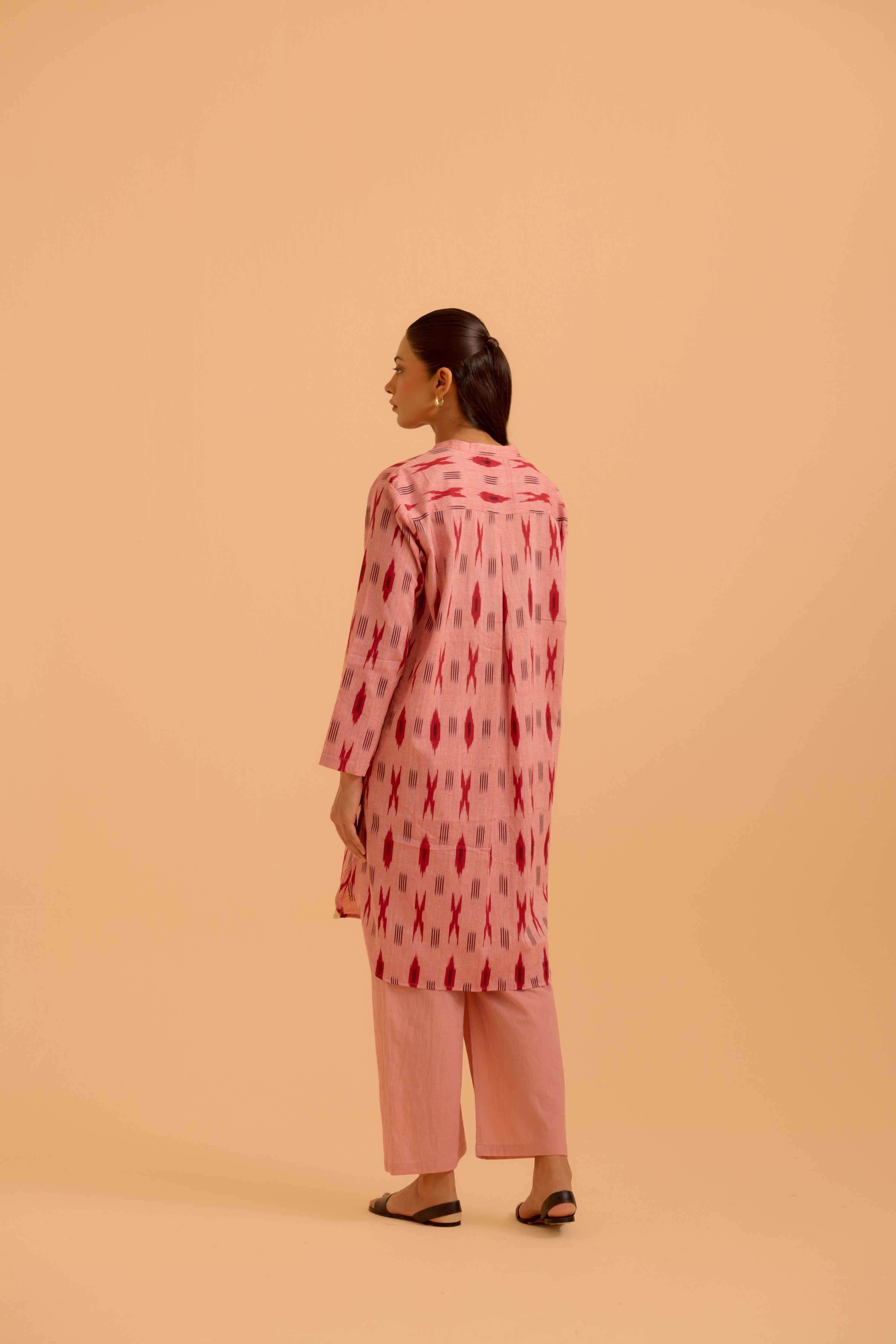 Cora Tunic Co-Ord Baby Pink