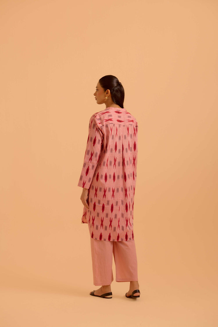 Cora Tunic Co-Ord Baby Pink