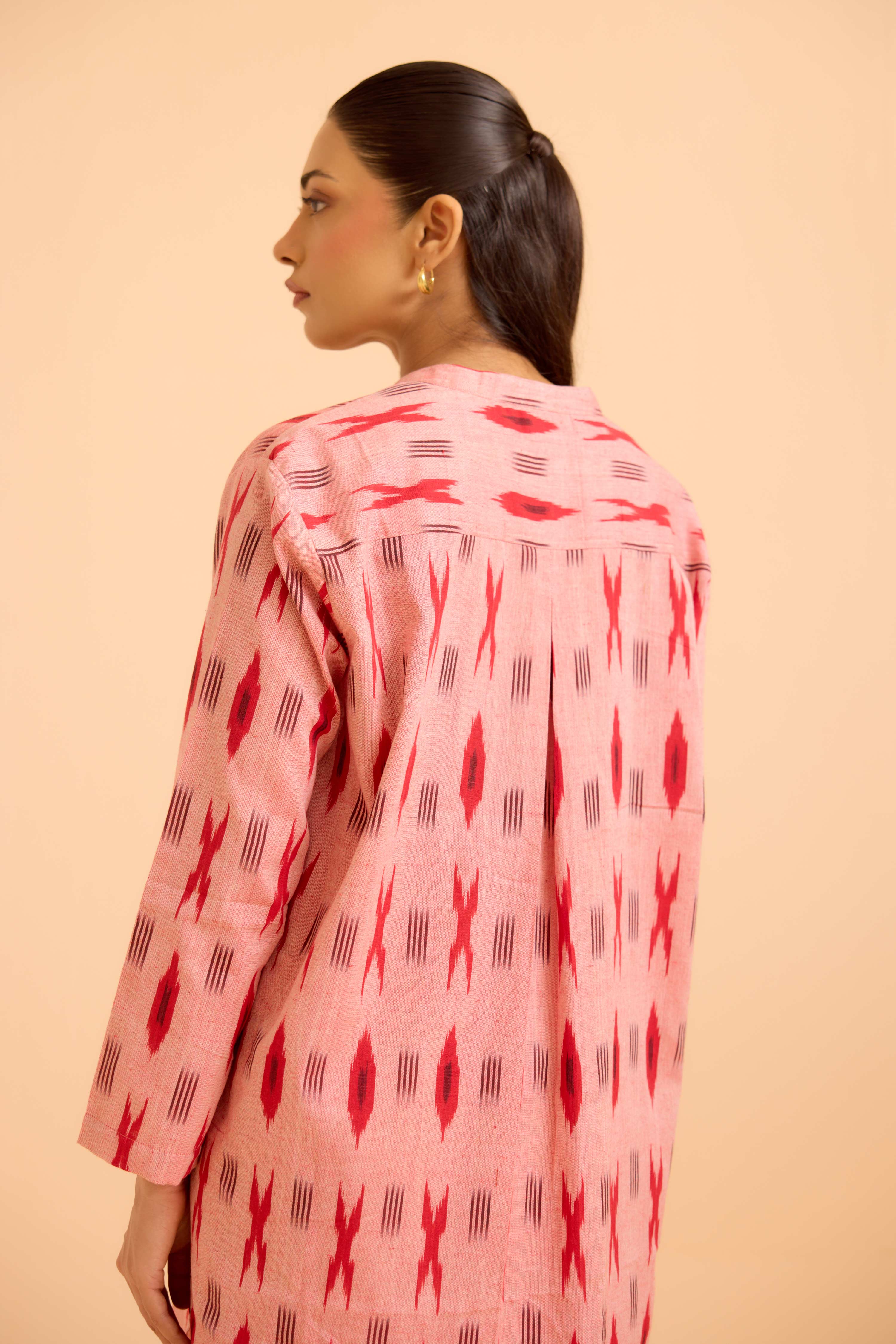 Cora Tunic Co-Ord Baby Pink