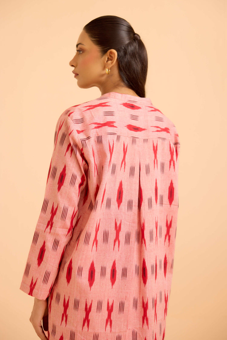 Cora Tunic Co-Ord Baby Pink