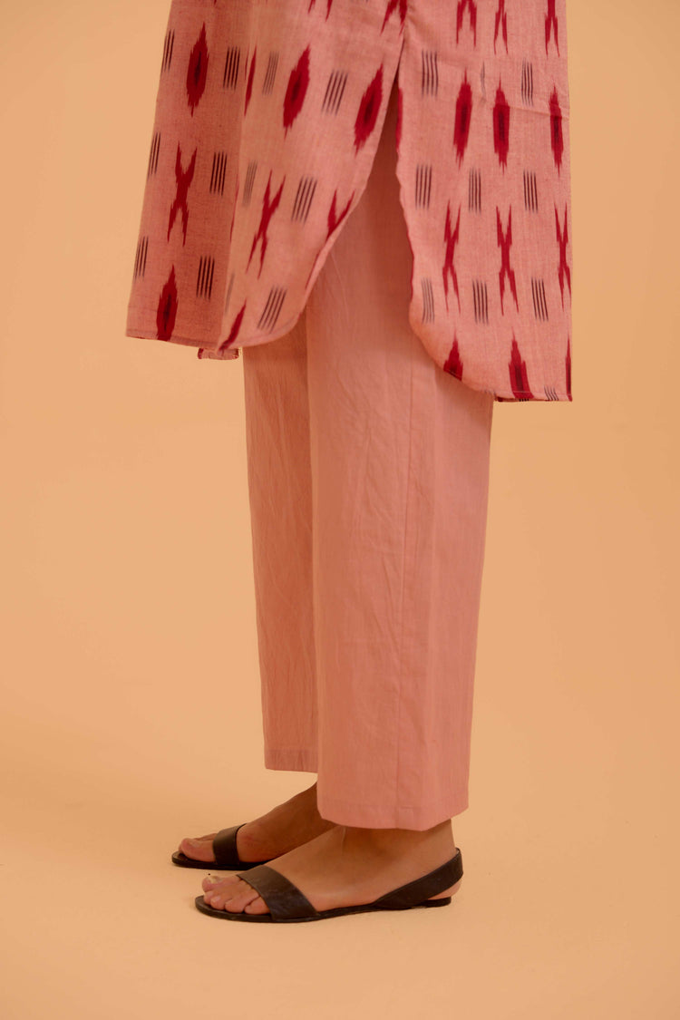 Cora Tunic Co-Ord Baby Pink
