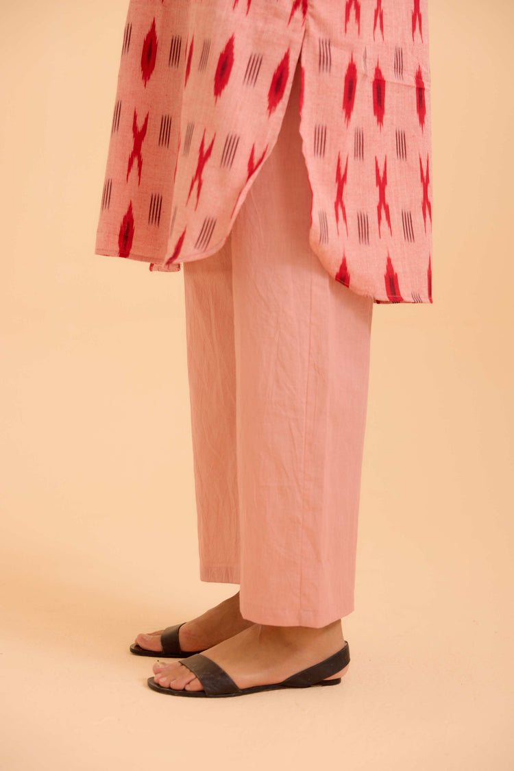 Cora Tunic Co-Ord Baby Pink