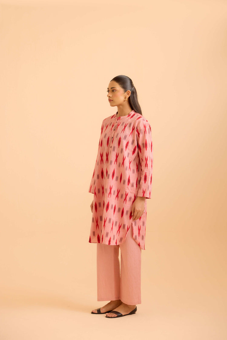 Cora Tunic Co-Ord Baby Pink