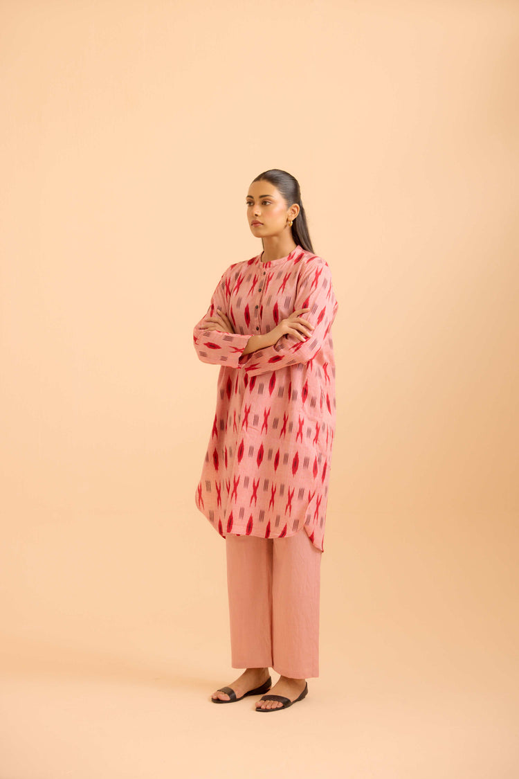 Cora Tunic Co-Ord Baby Pink