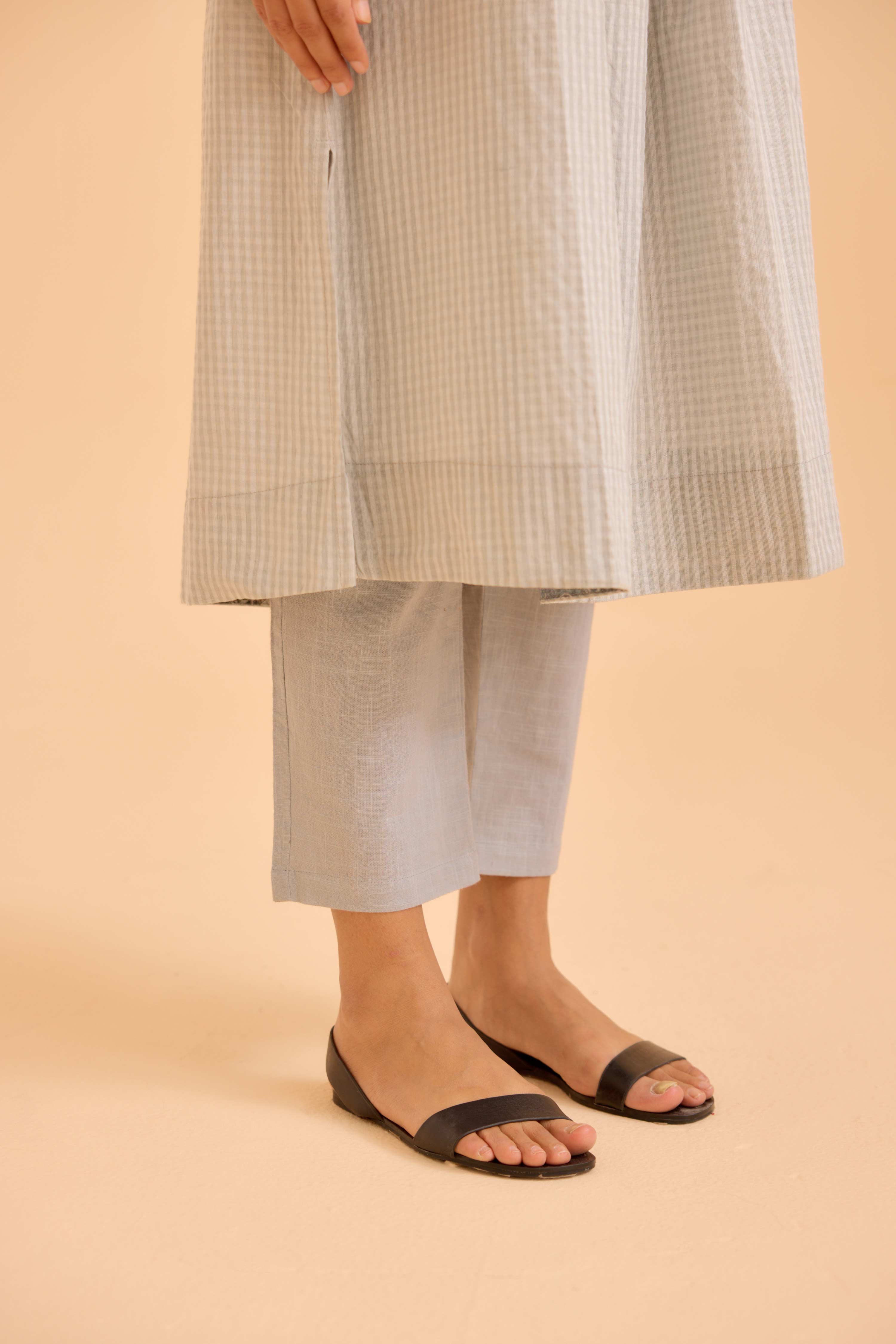 Moko Cotton Printed Co-Ord Set Grey