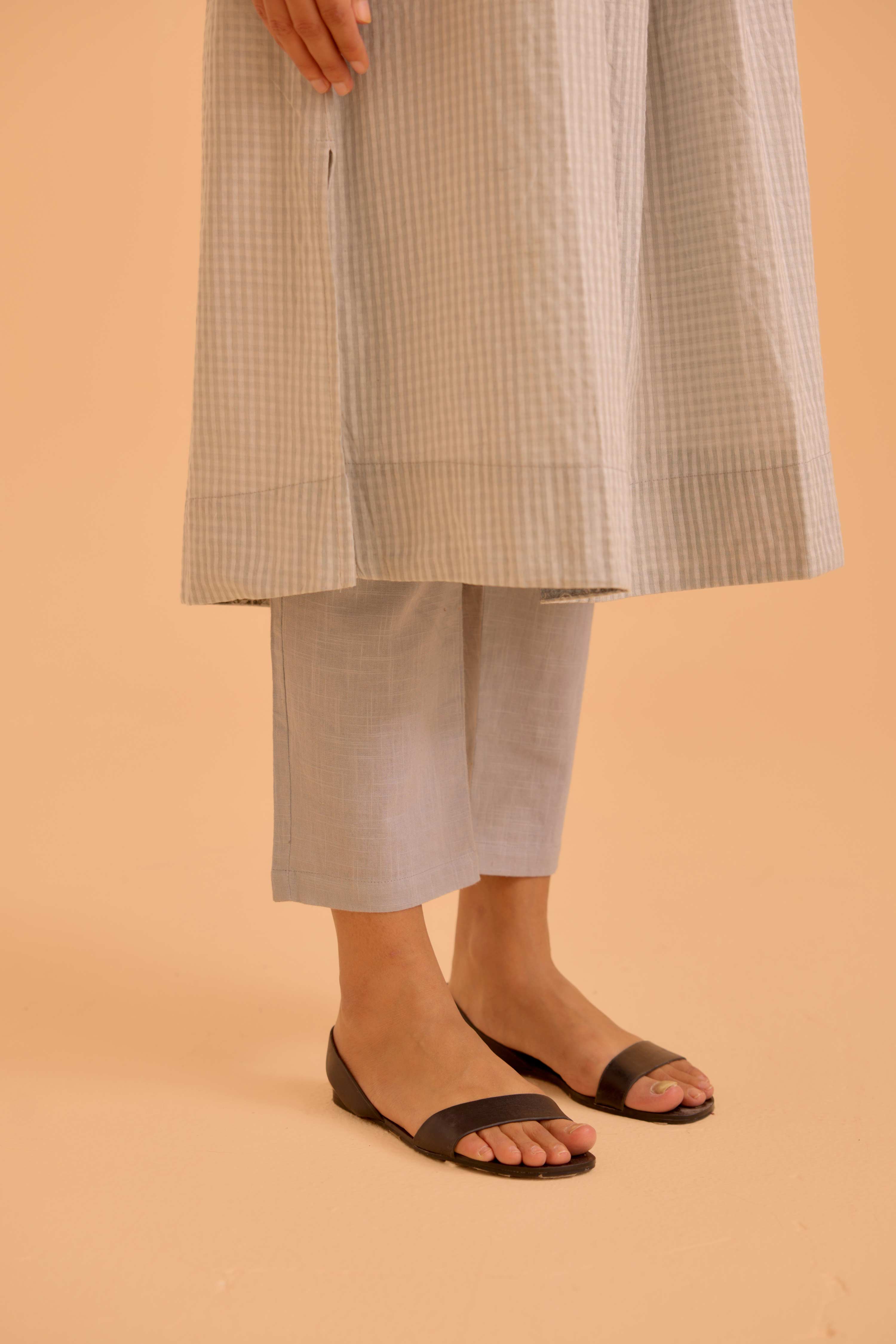 Moko Cotton Printed Co-Ord Set Grey