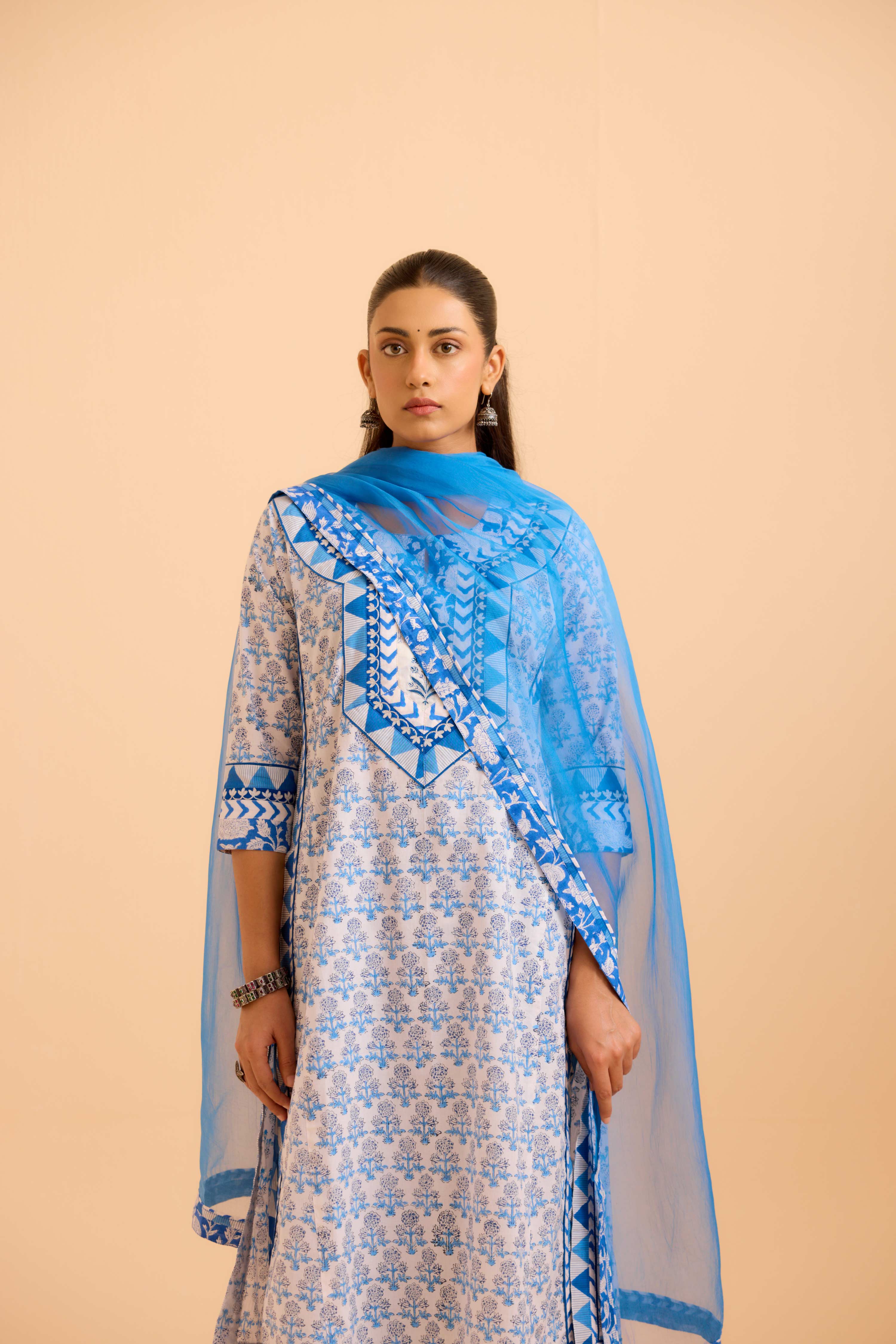 Medh Dupatta Blue