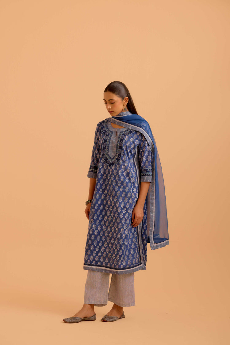 Medh Dupatta Blue