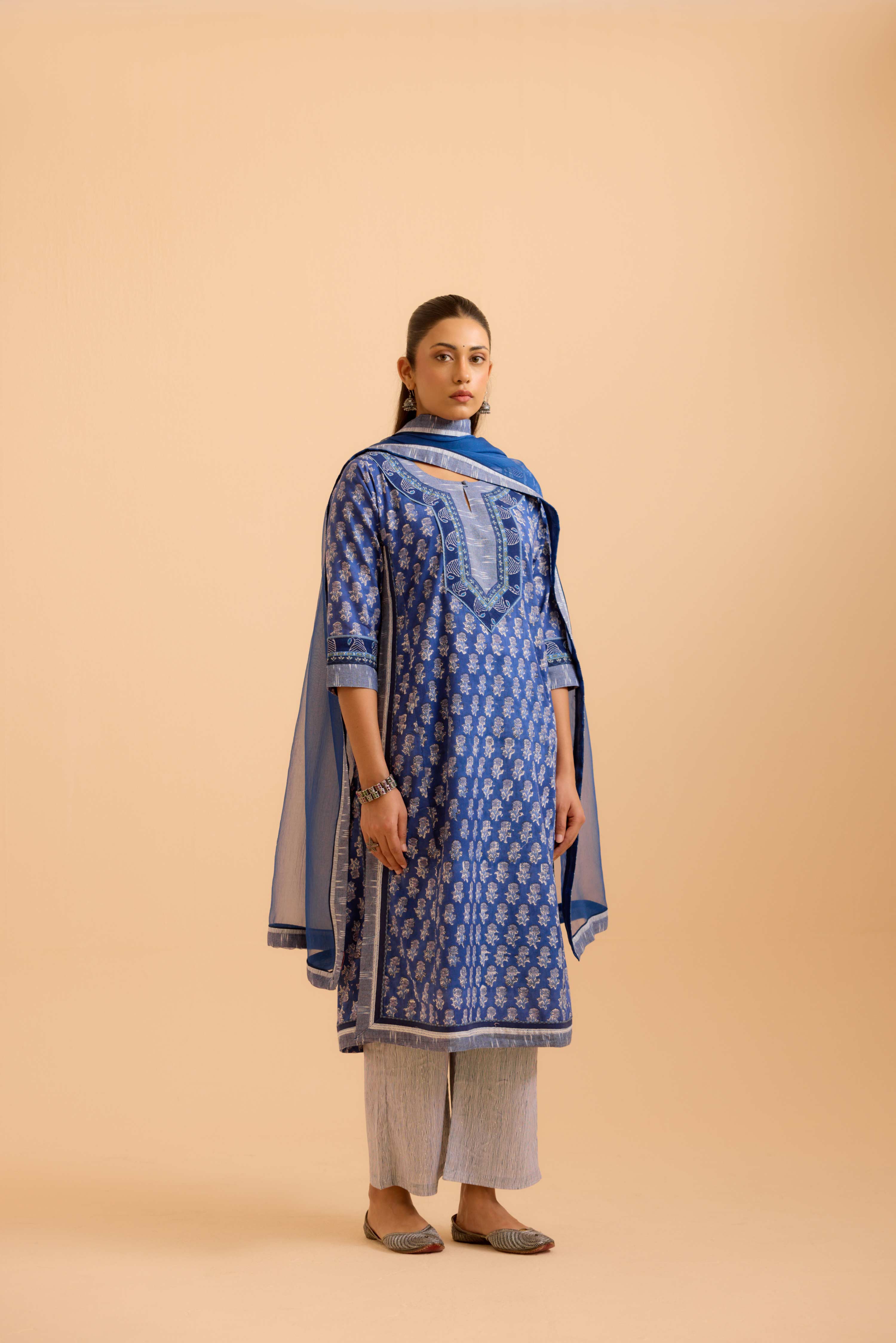 Medh Dupatta Blue