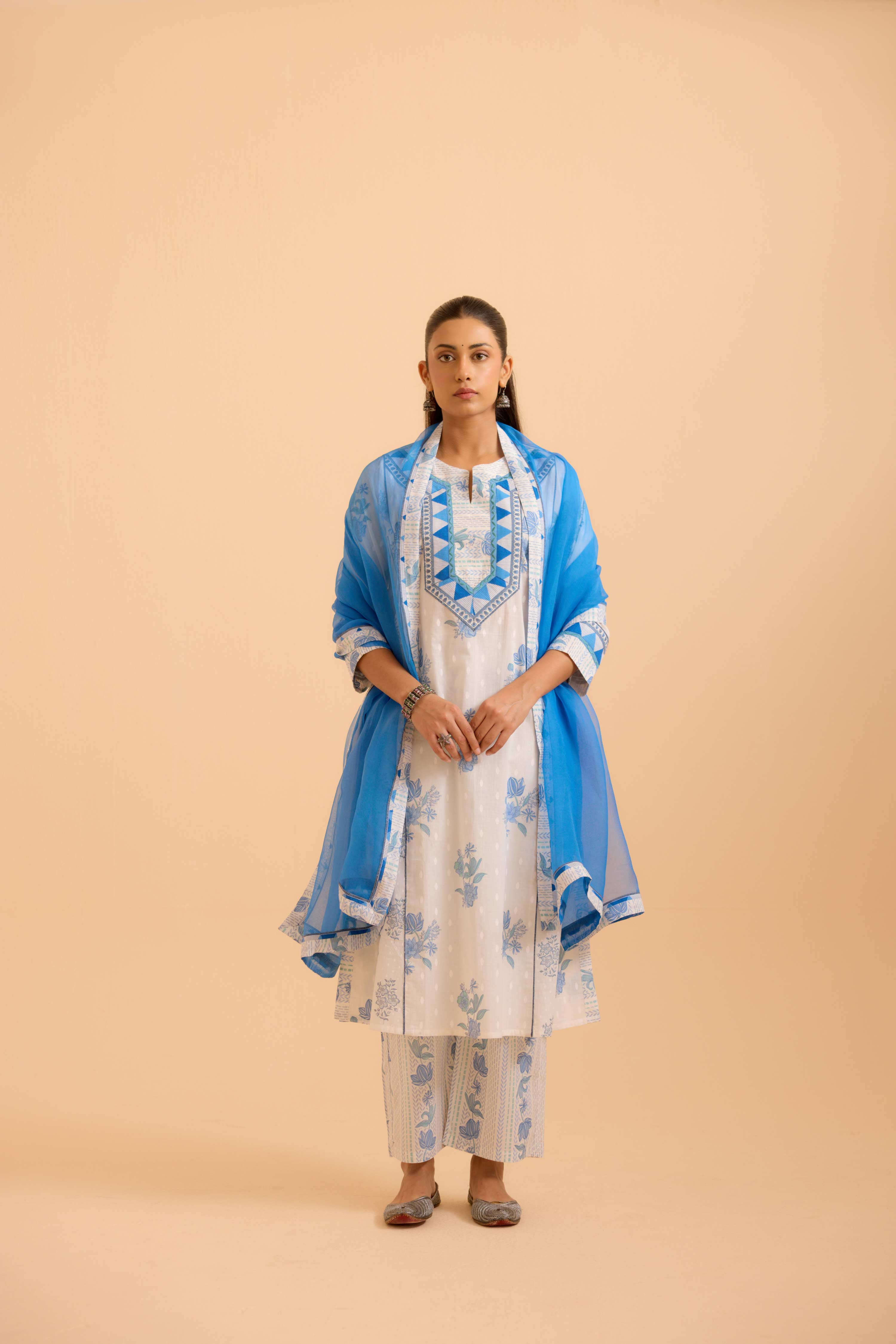 Medh Dupatta Blue