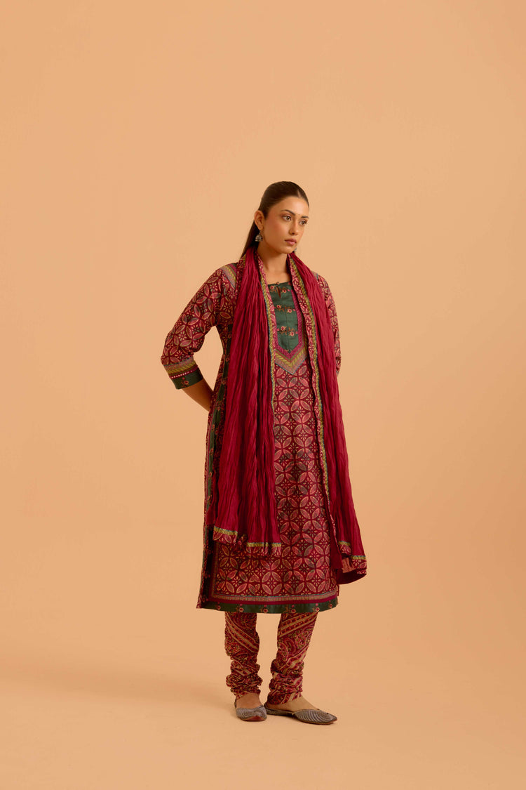 Rozana Dupatta Mauve