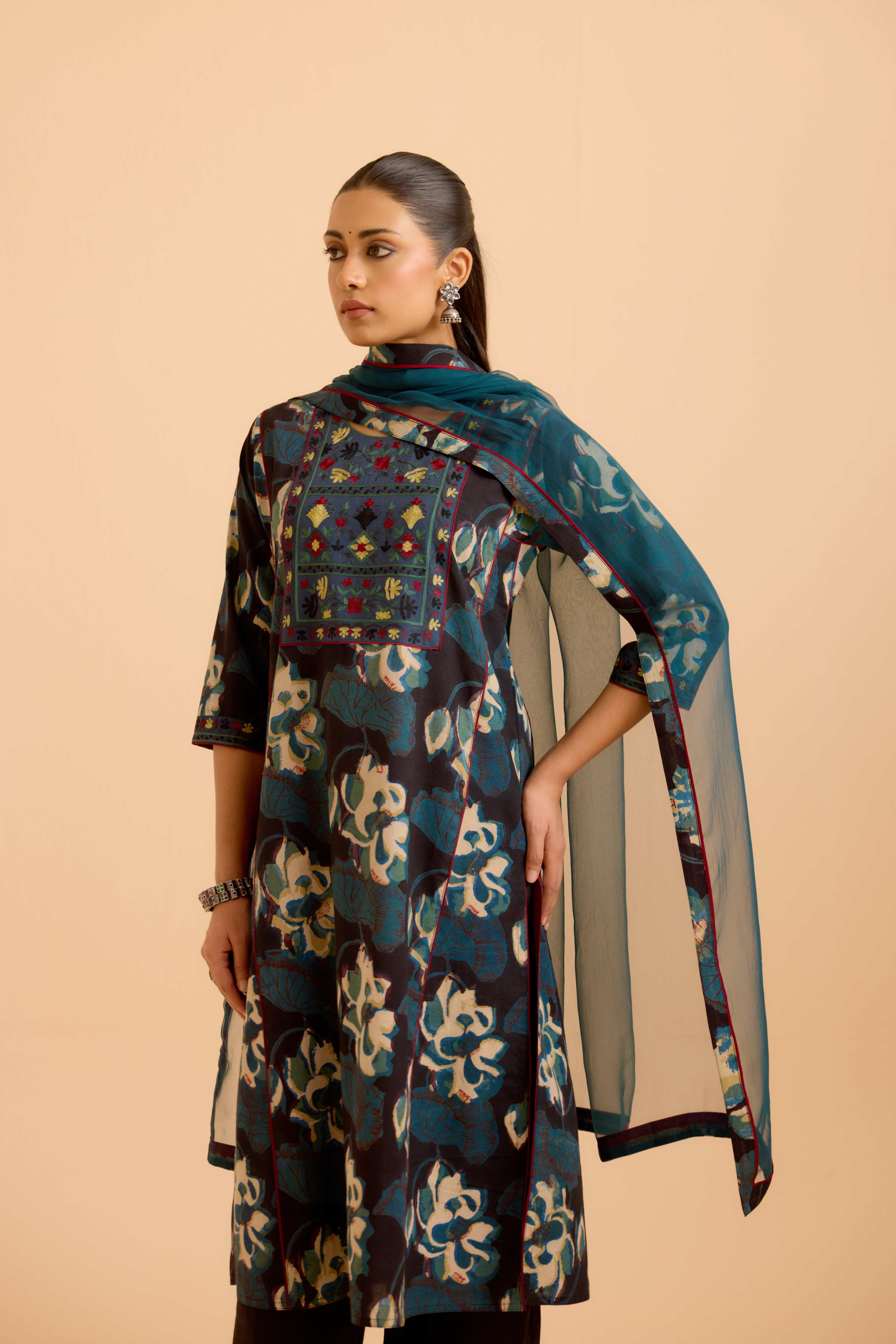 Dienne Dupatta Green