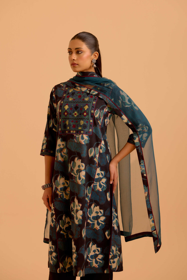 Dienne Dupatta Green