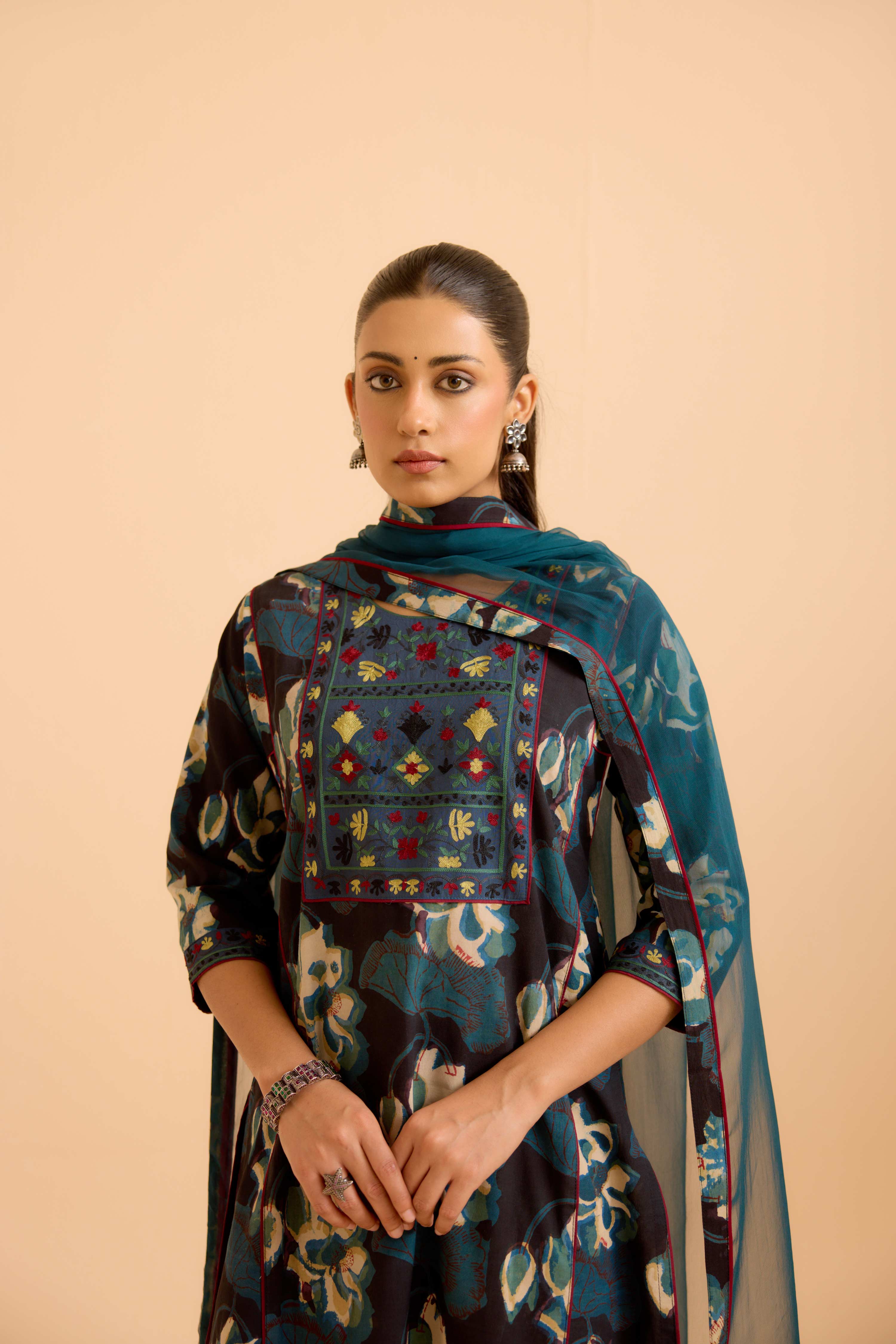 Dienne Dupatta Green