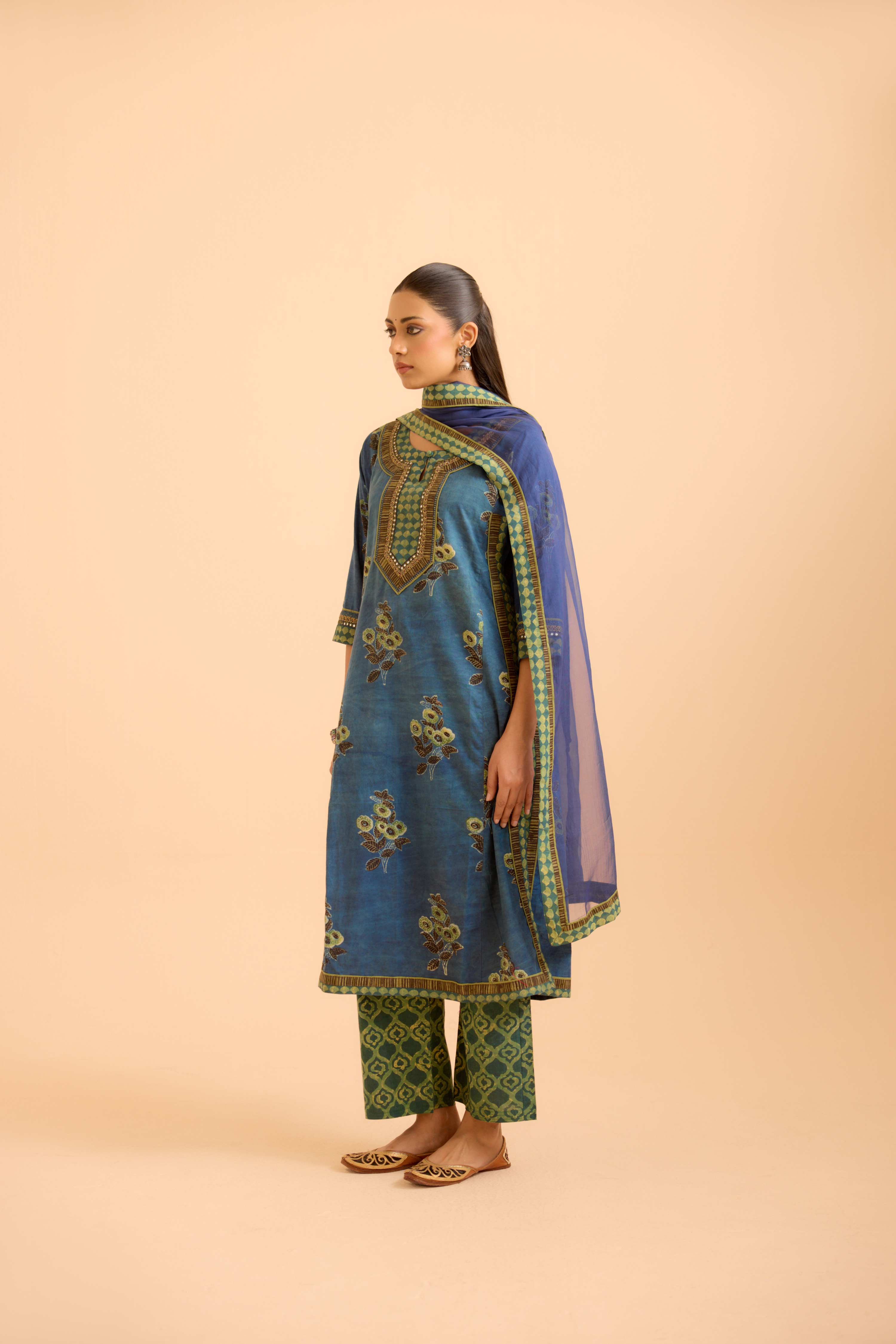 Medh Dupatta Blue