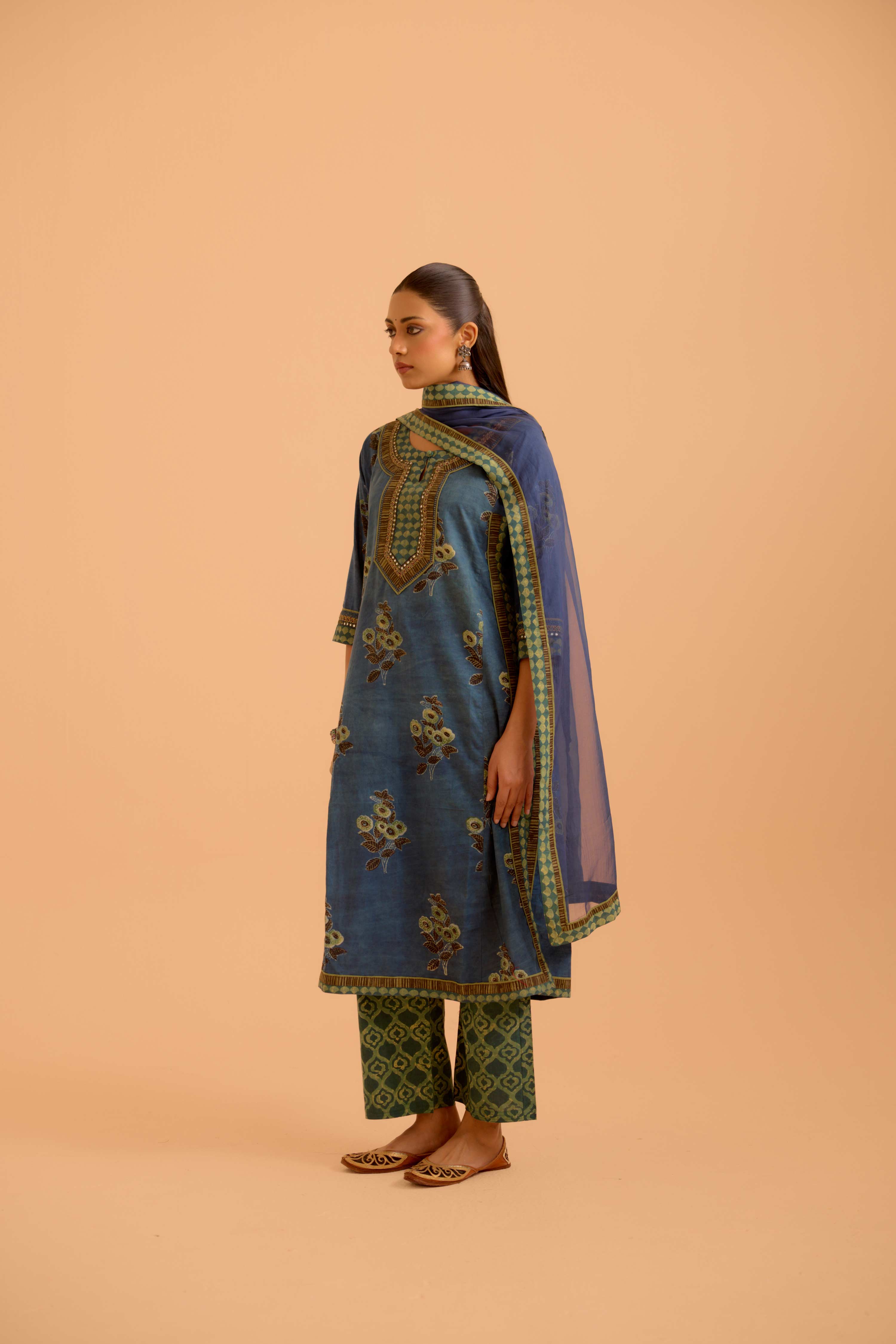 Medh Dupatta Blue