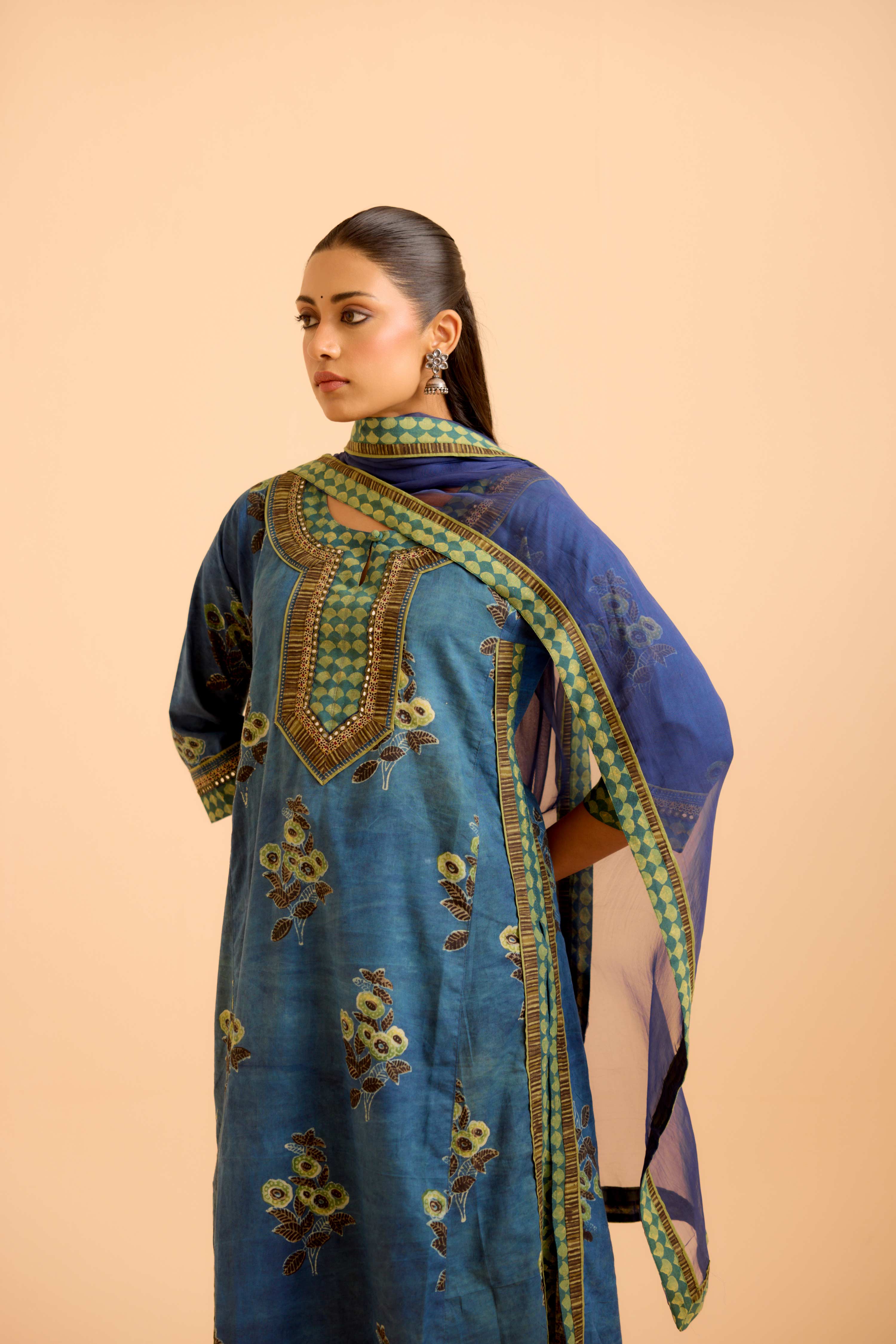 Medh Dupatta Blue
