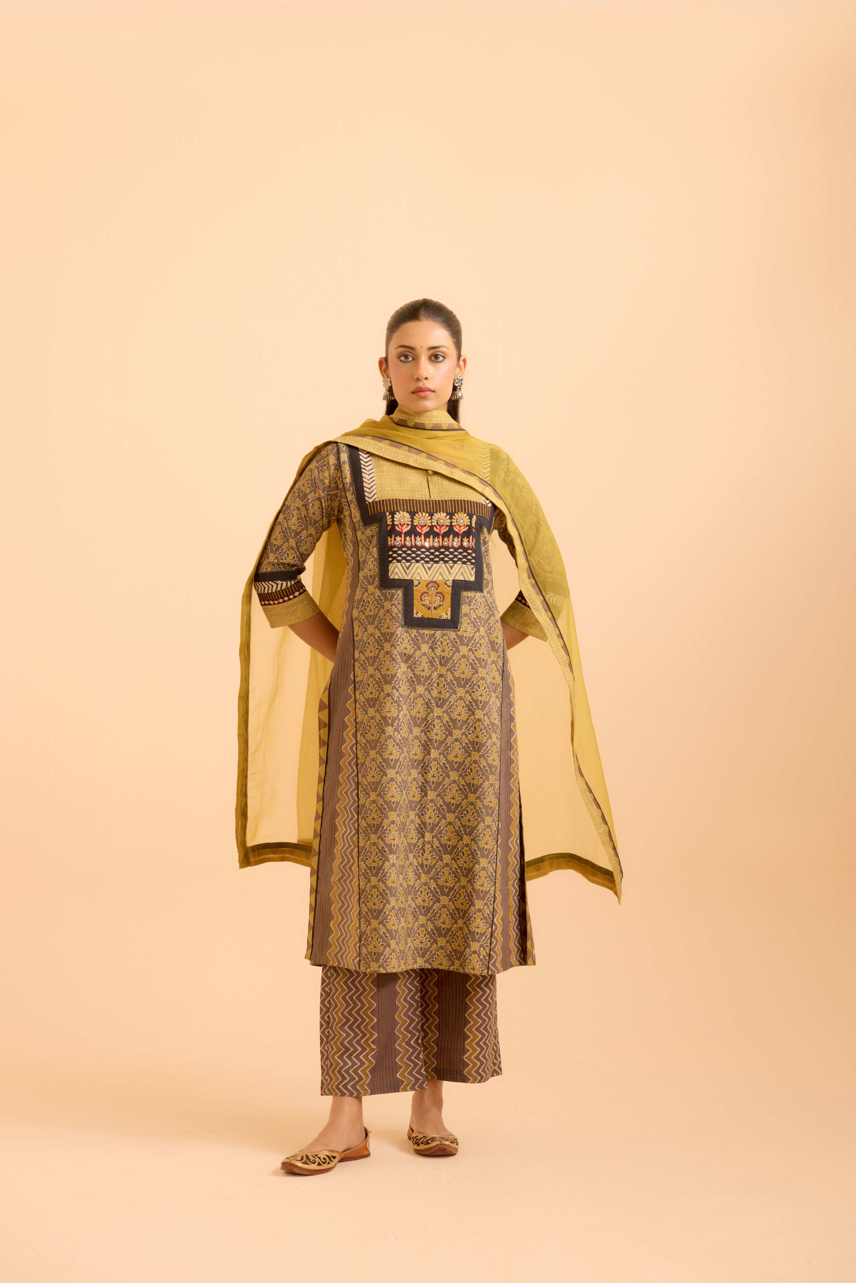 Medh Dupatta Yellow