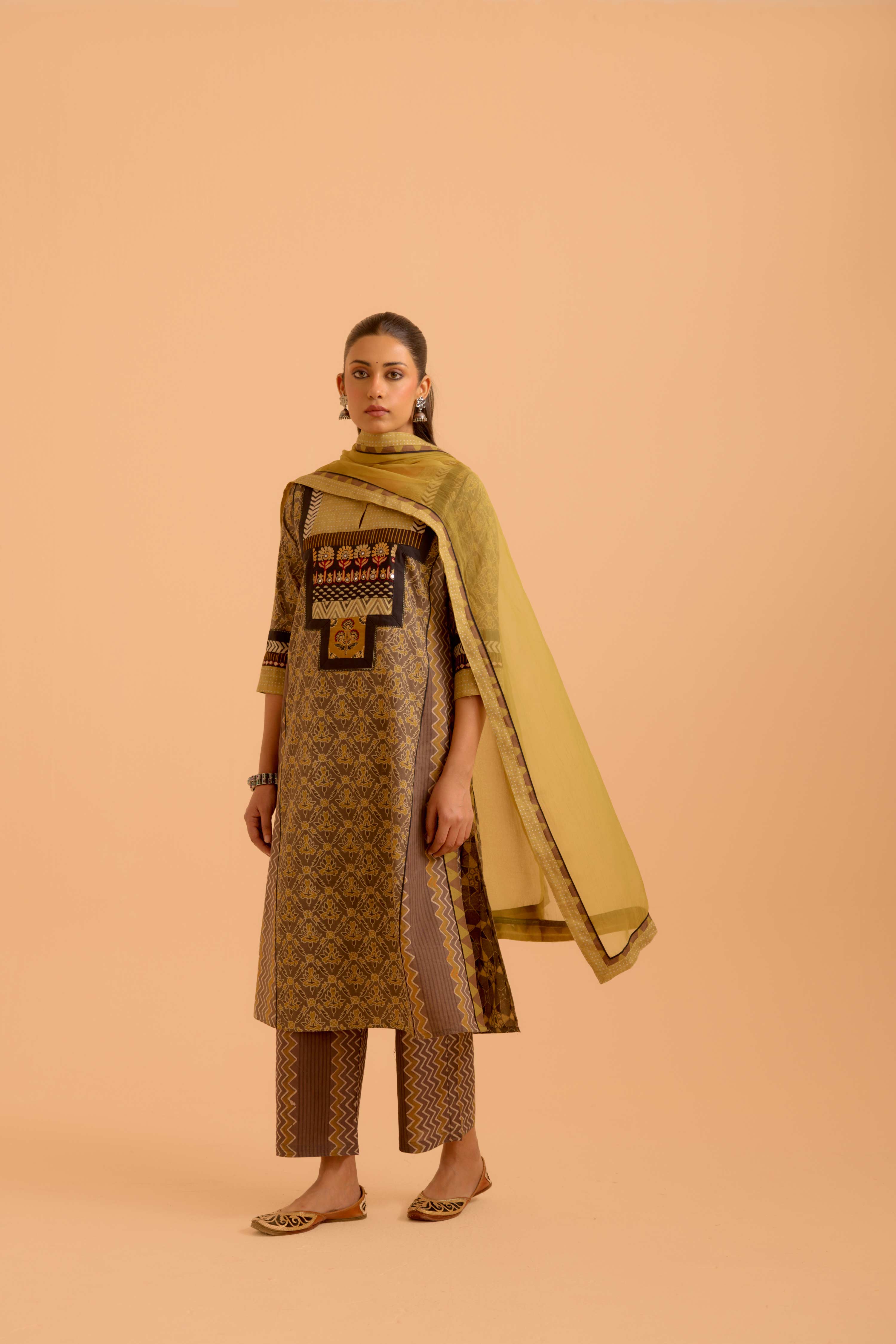 Medh Dupatta Yellow