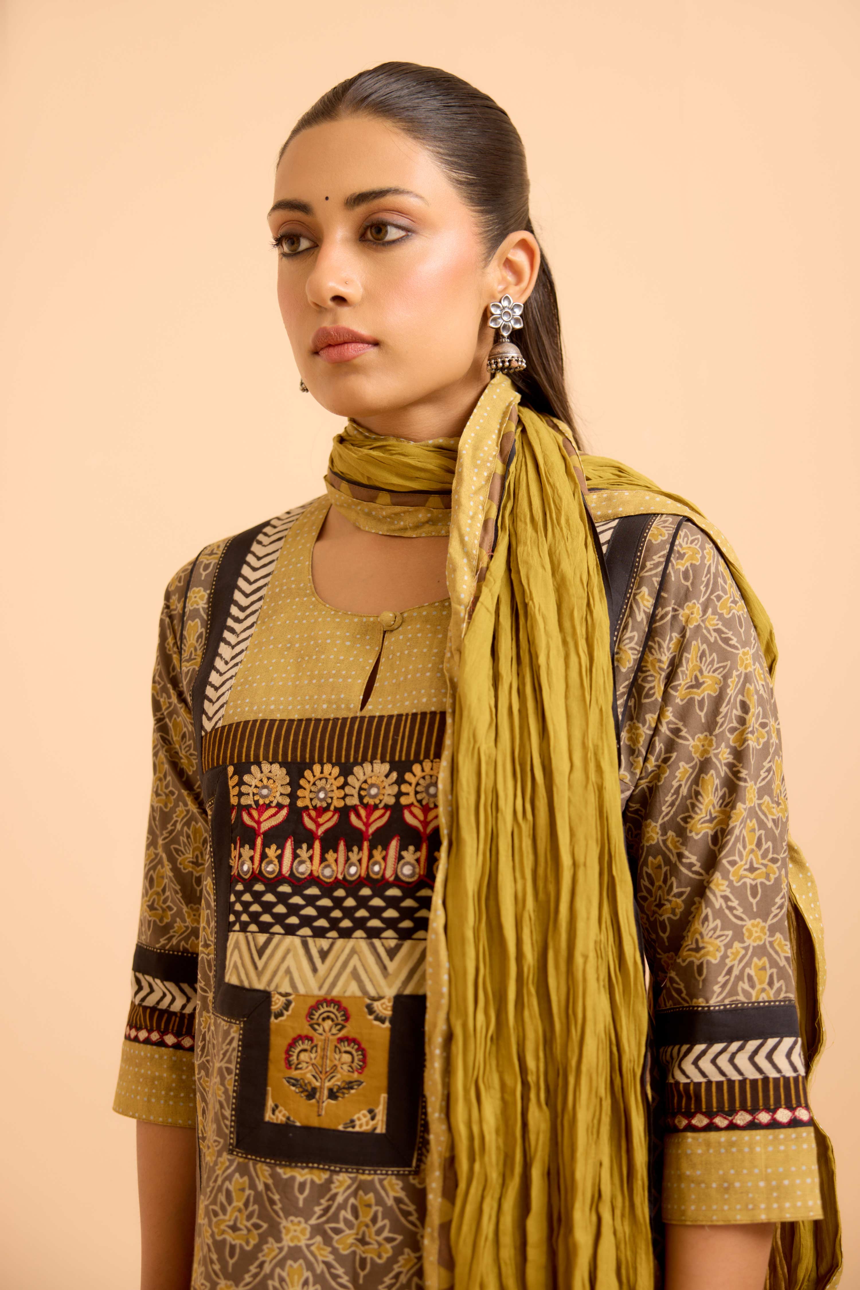 Rozana Dupatta Yellow