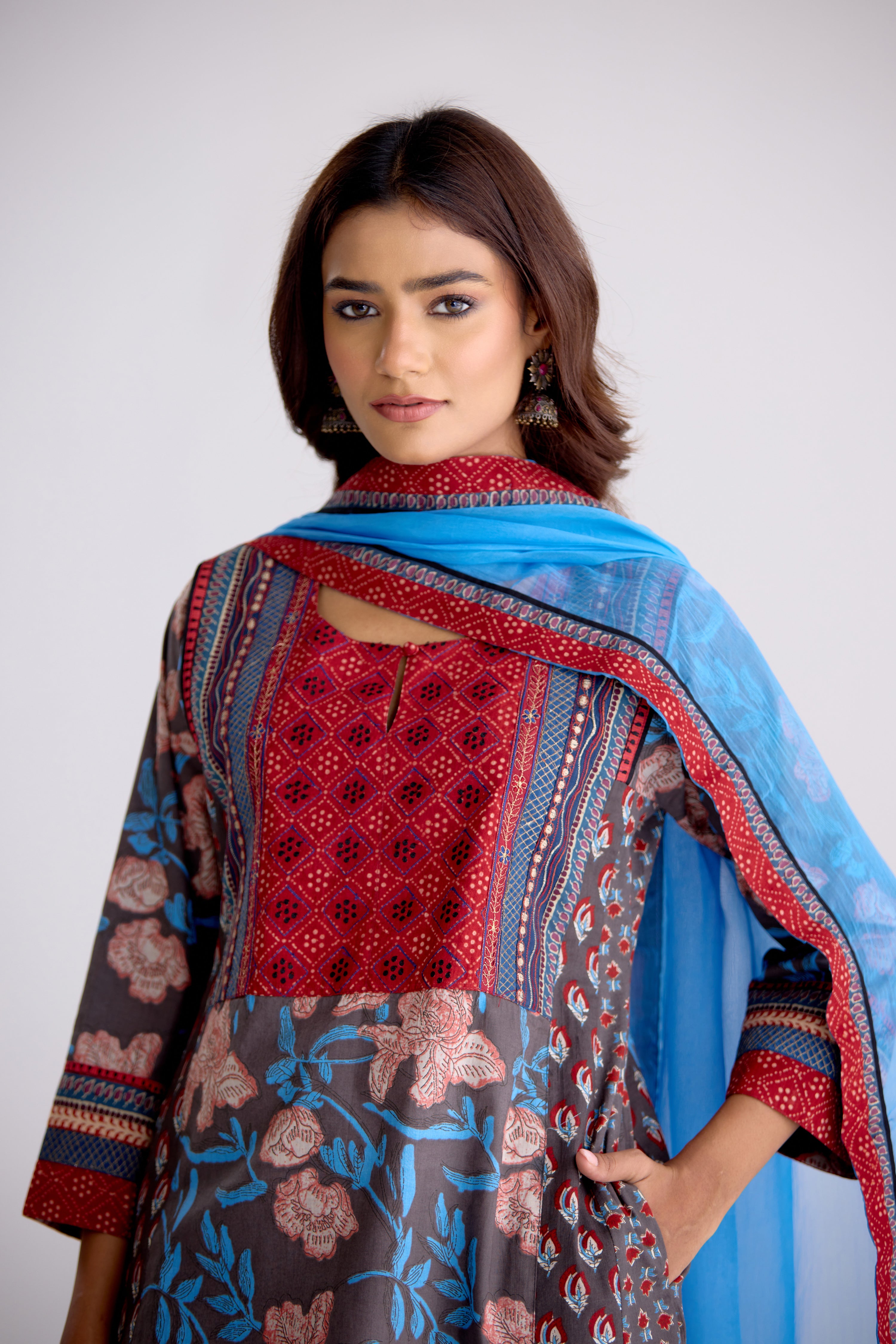 Medh Dupatta Blue