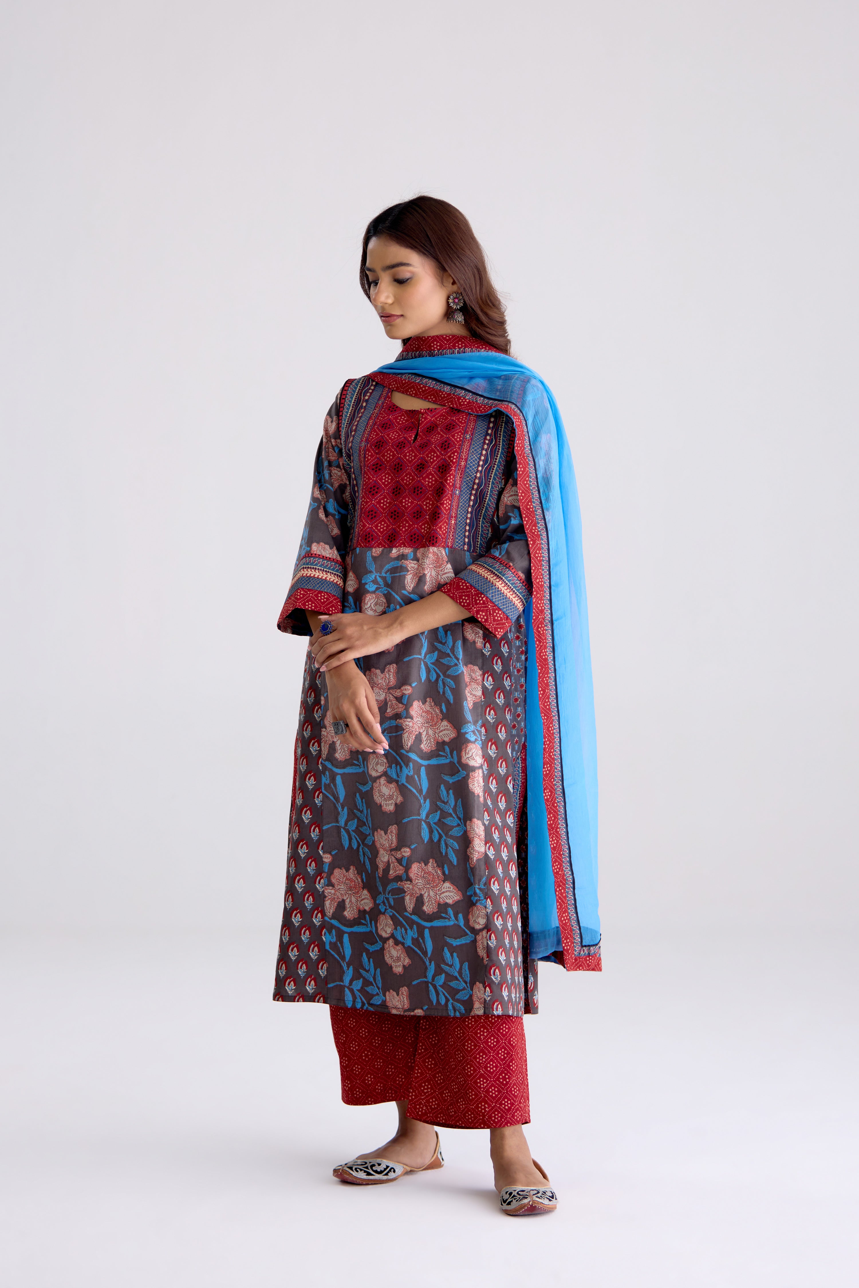 Medh Dupatta Blue