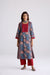Adya Cotton Hand Block Printed Kurta Grey Maroon (10104461754667)