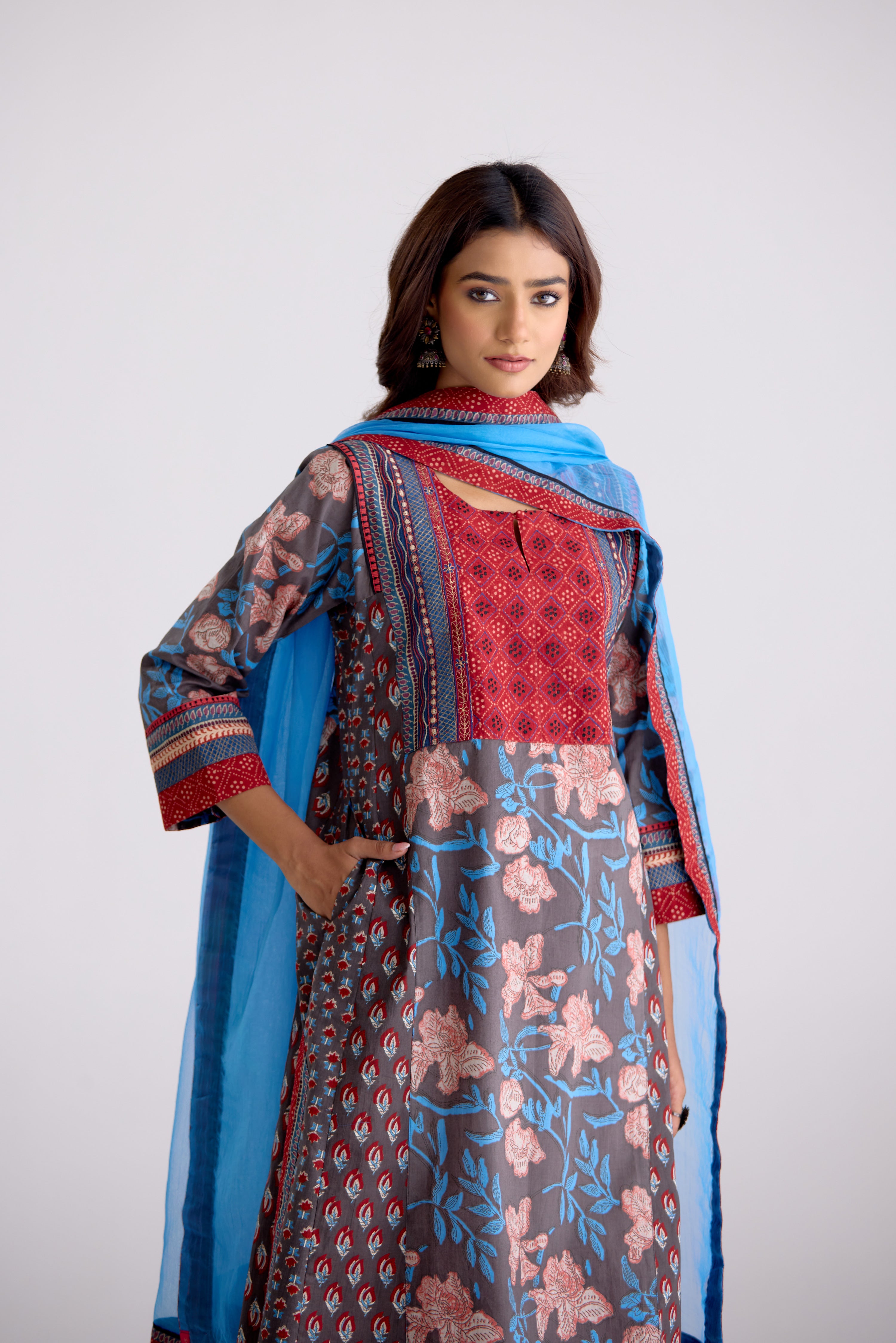 Medh Dupatta Blue