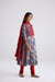 Adya Cotton Hand Block Printed Kurta Grey Maroon (10104461754667)