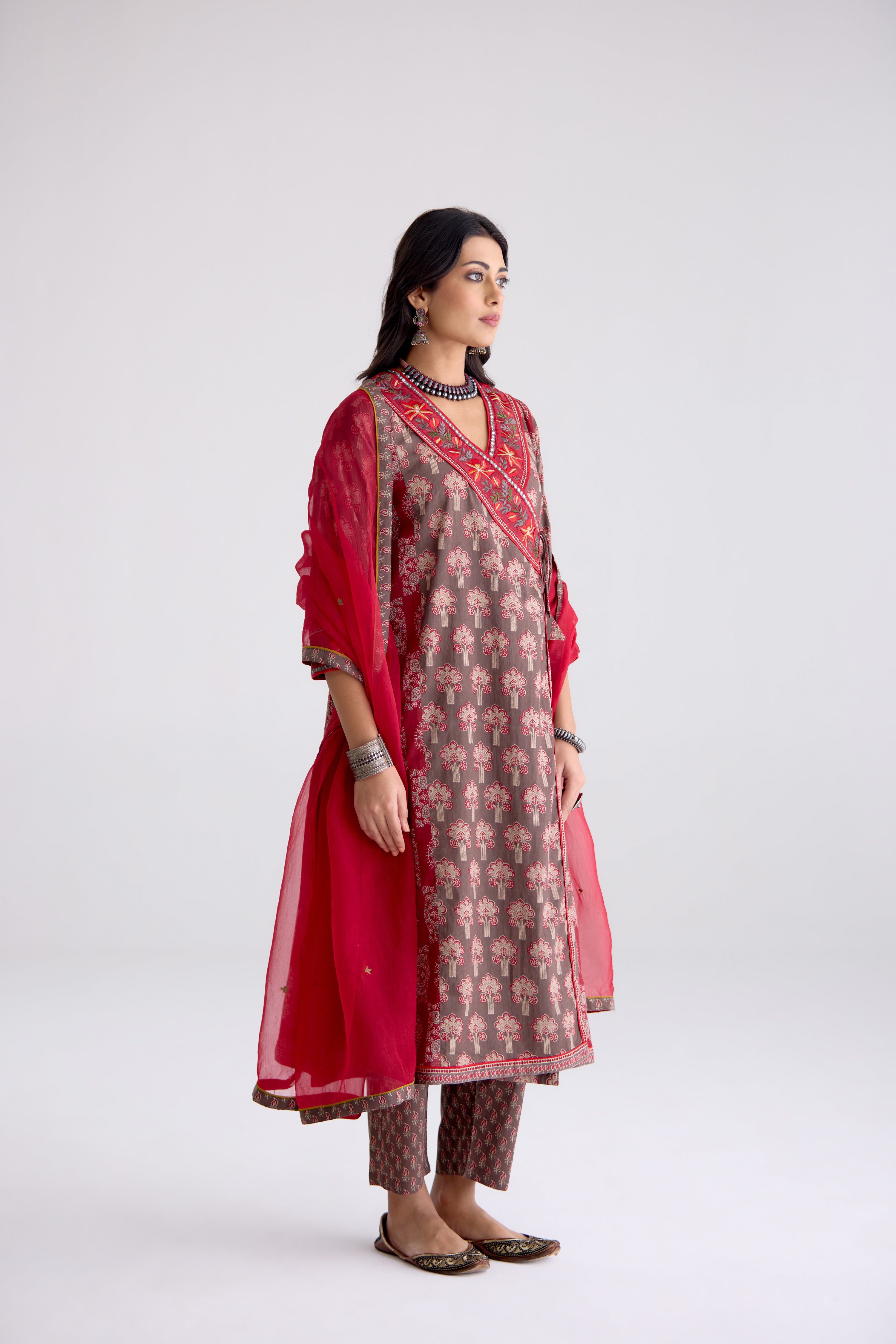 Kiana Dupatta Red (10106318225707)