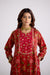 Tulsi Cotton Embroidered Kurta Red (10105539854635)