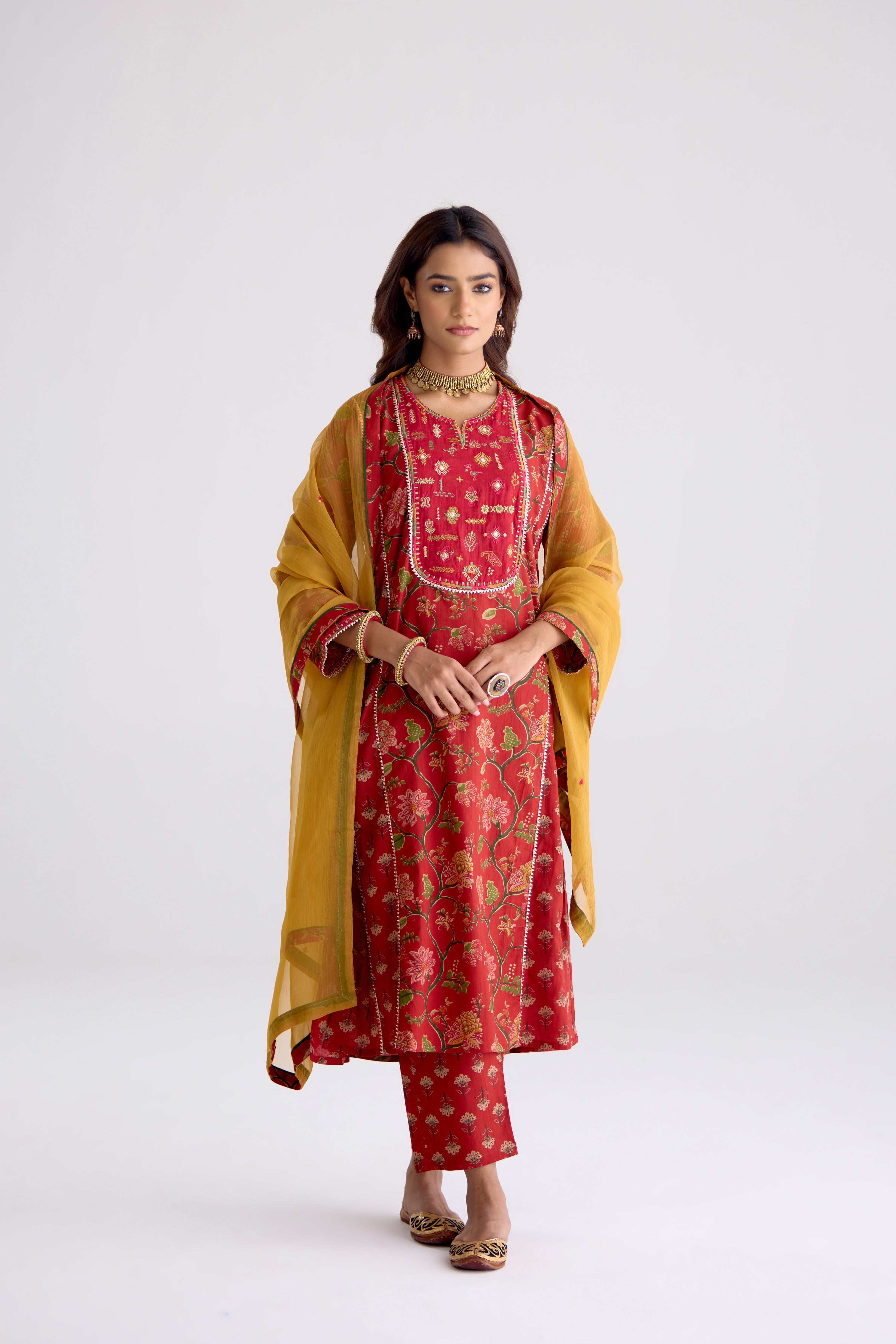 Tulsi Dupatta Mustard (10105563644203)