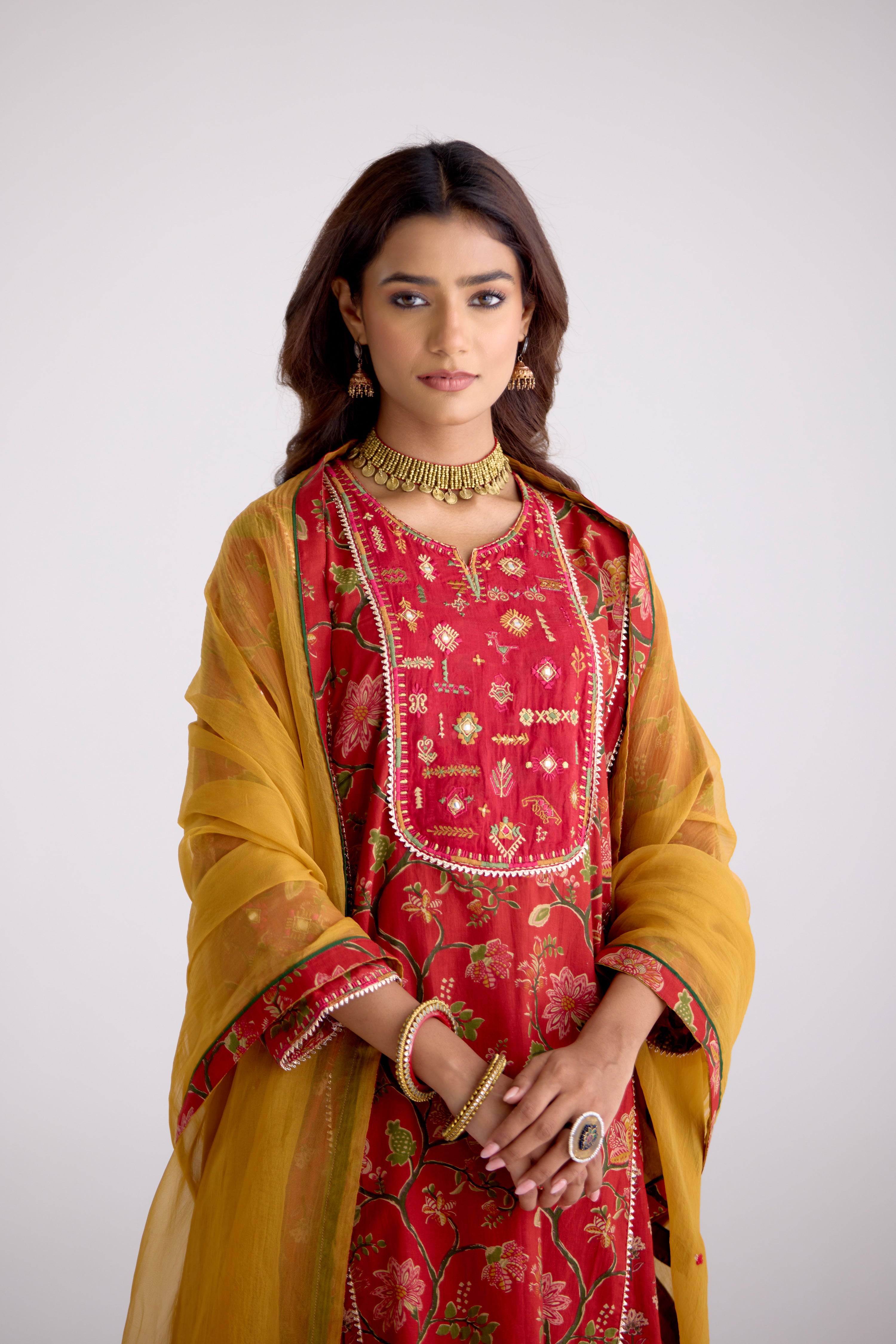 Tulsi Dupatta Mustard (10105563644203)