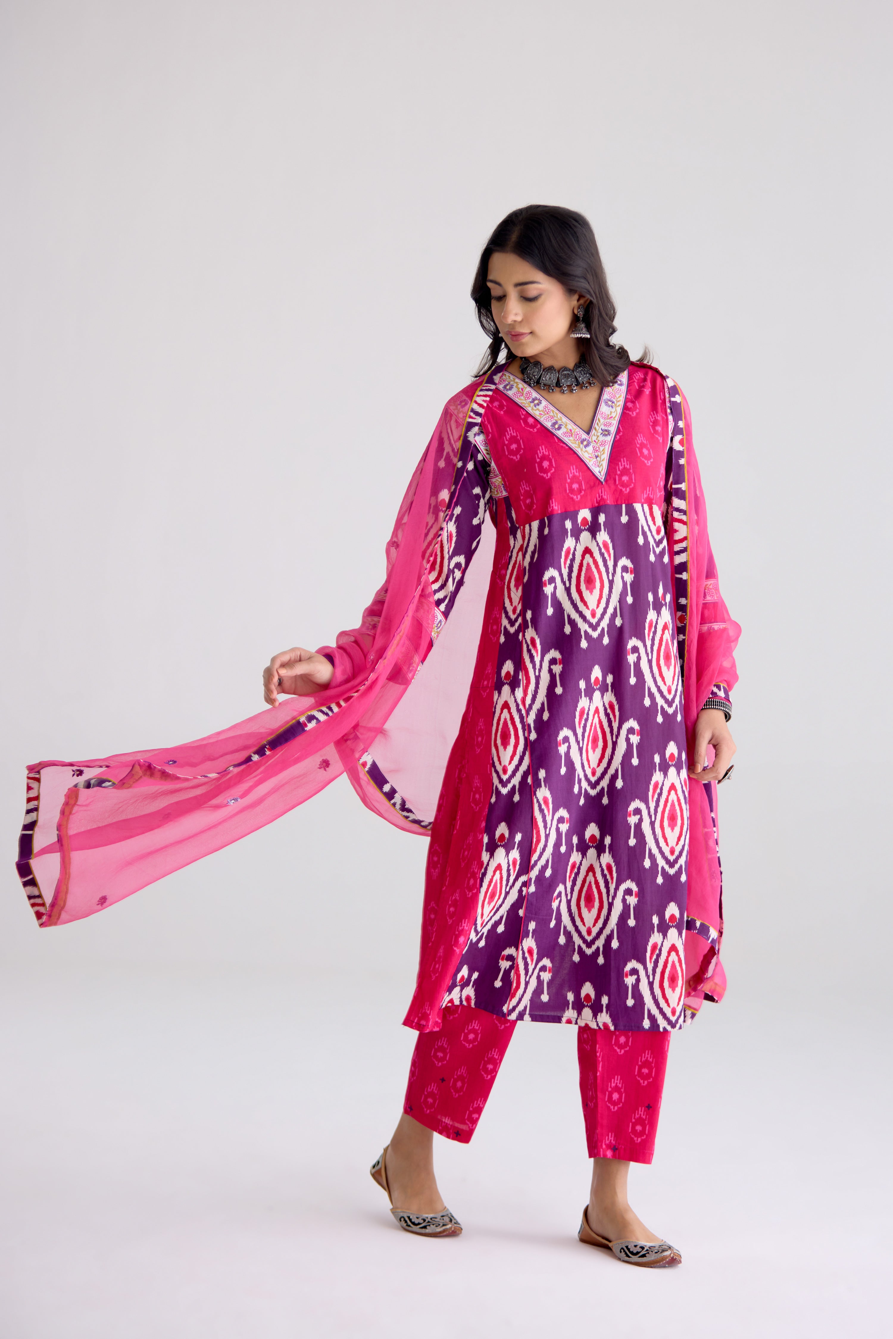 Tulsi Dupatta Pink (10106250559787)