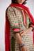 Rozana Linen Printed Kurta Beige Black (10104274026795)