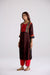 Rozana Modal Silk Embroidered Kurta Brown (10104248598827)